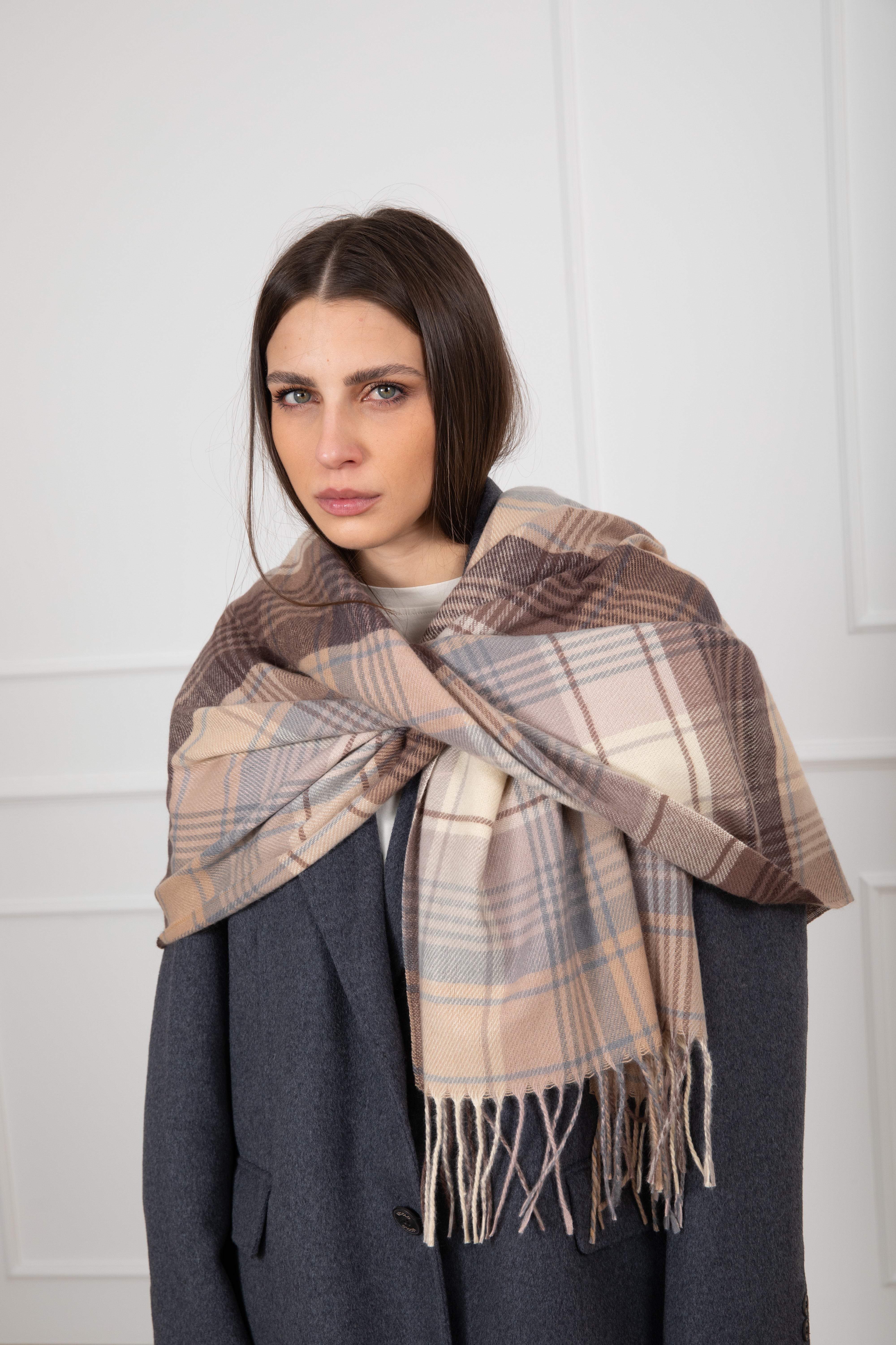 Sciarpa check Susy Mix