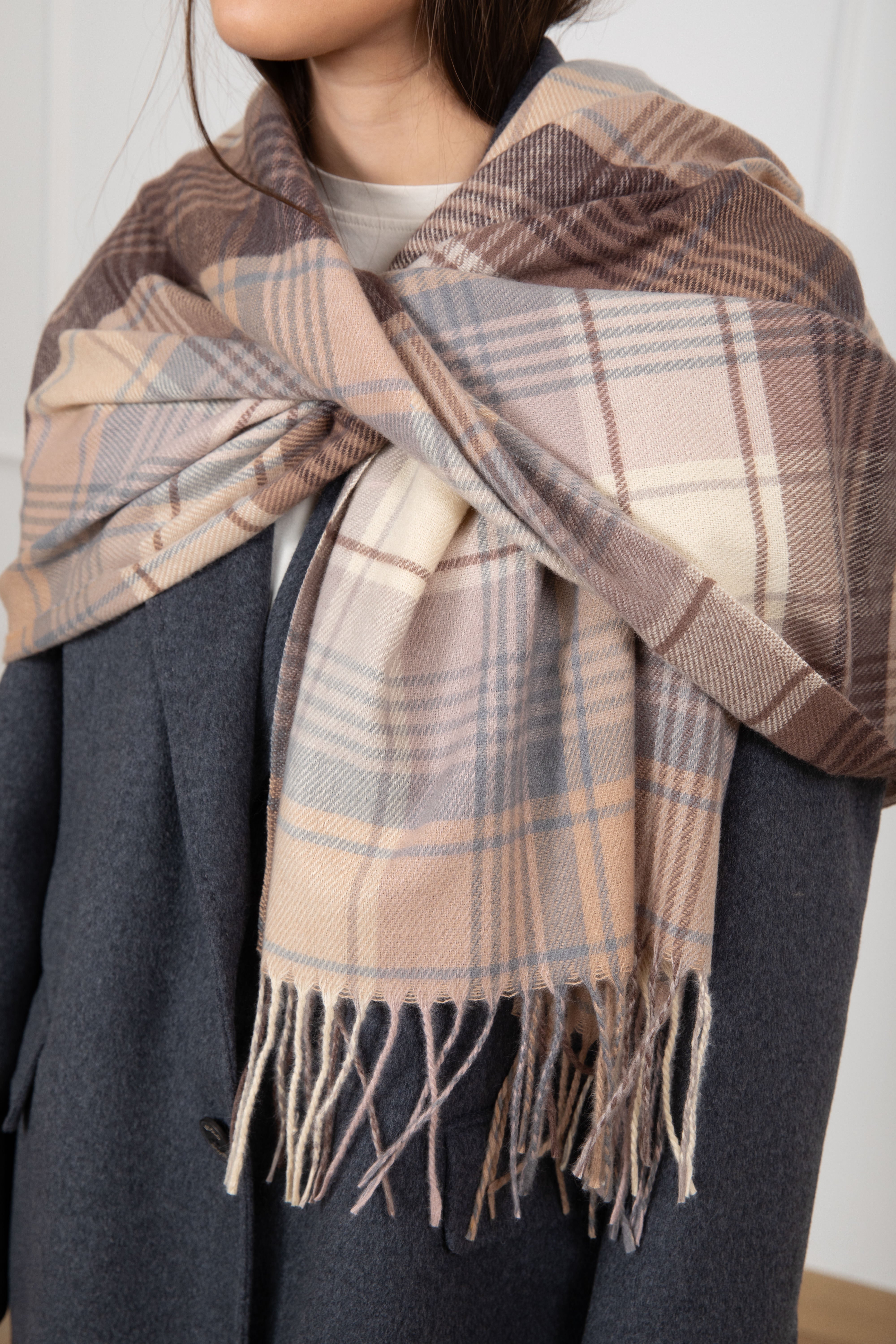 Sciarpa check Susy Mix