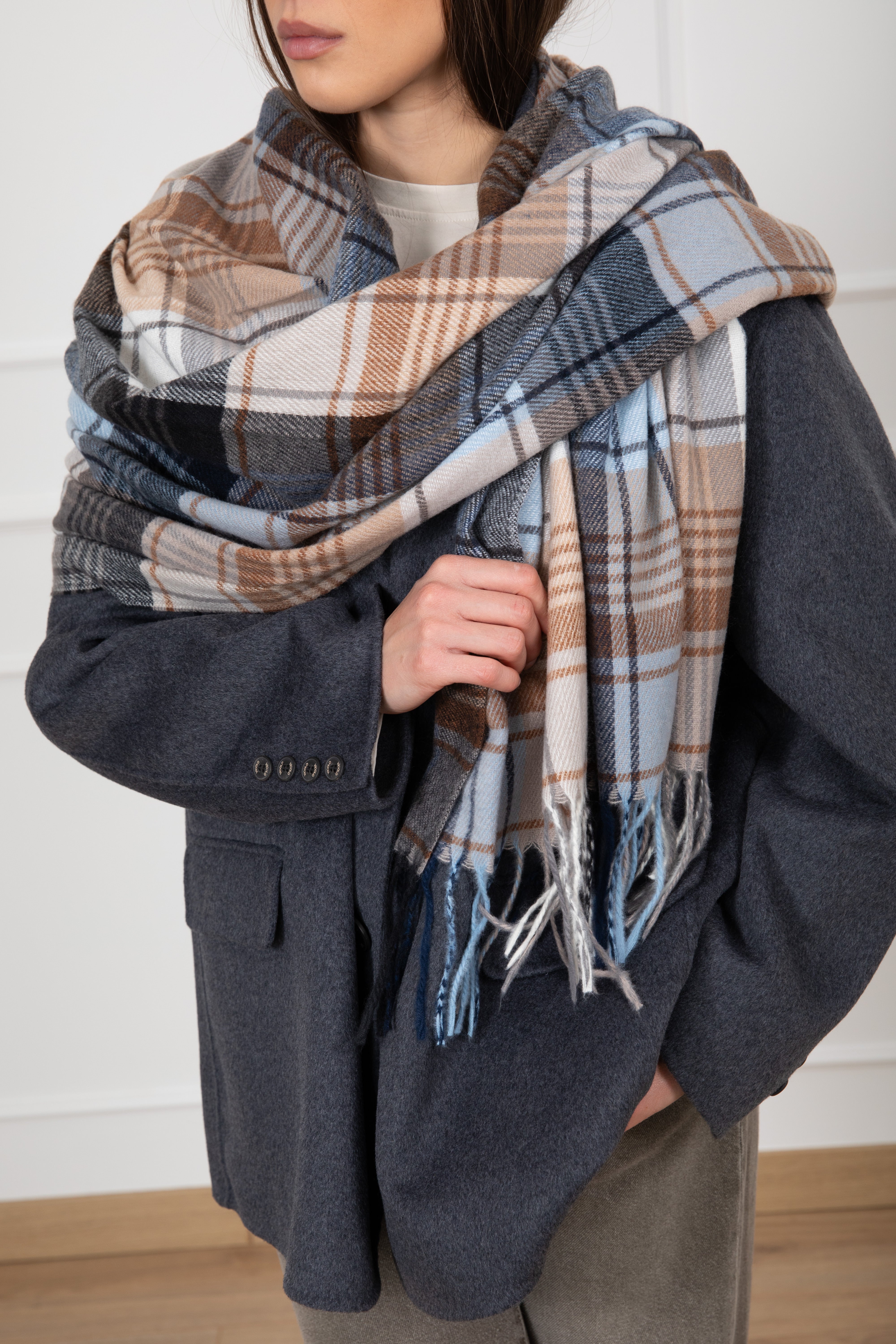 Sciarpa check Susy Mix