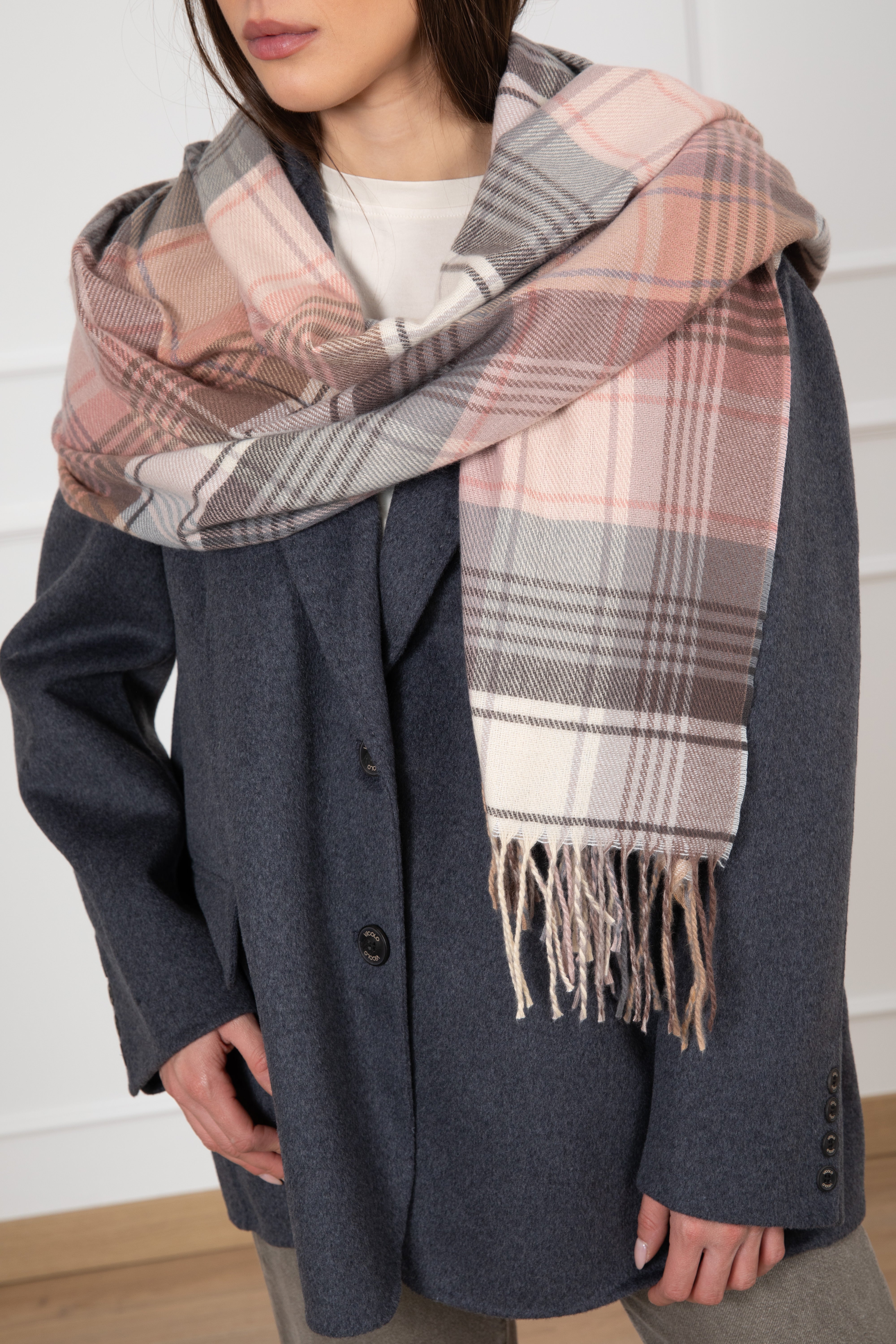 Sciarpa check Susy Mix