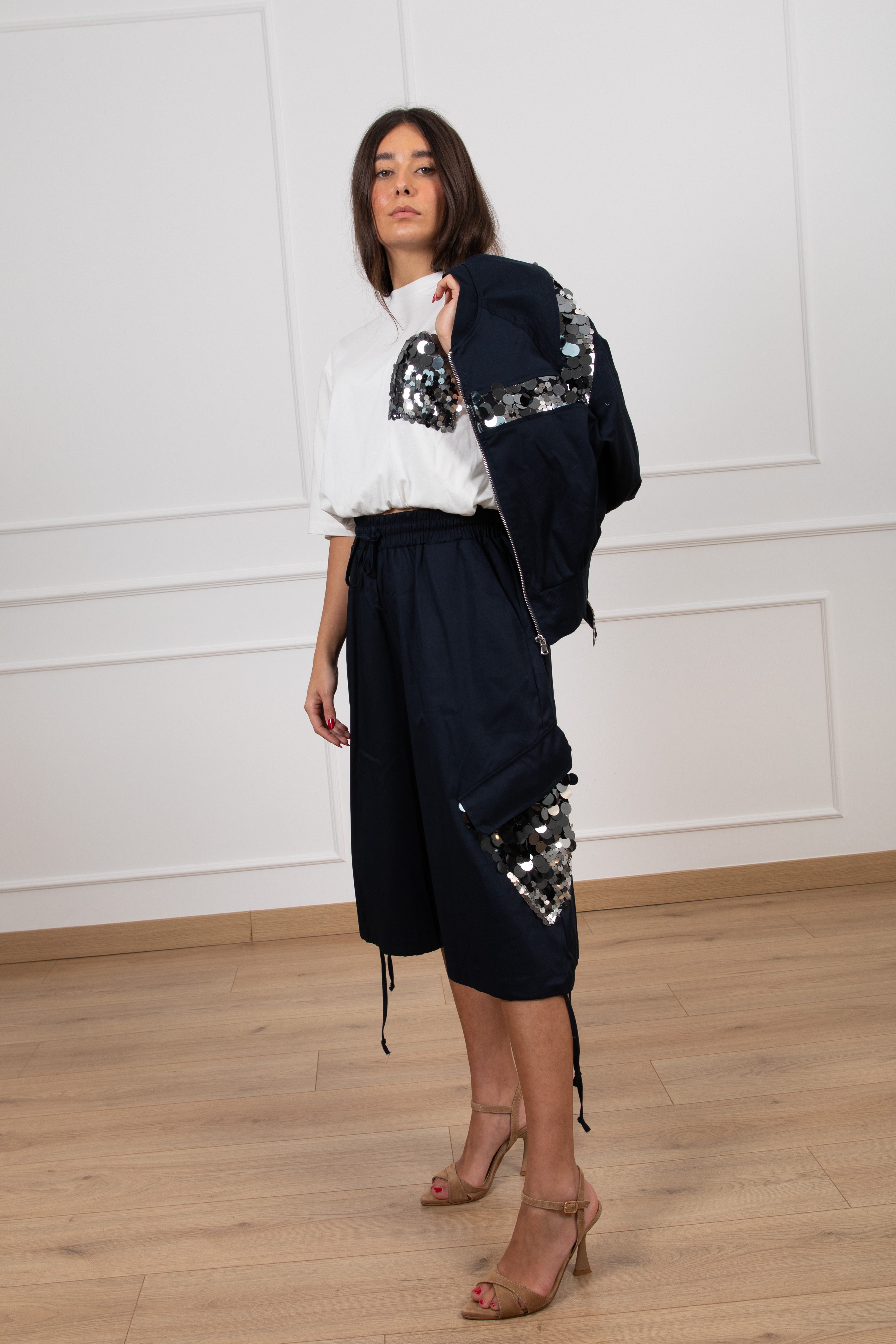 Bermuda cargo paillettes Motel