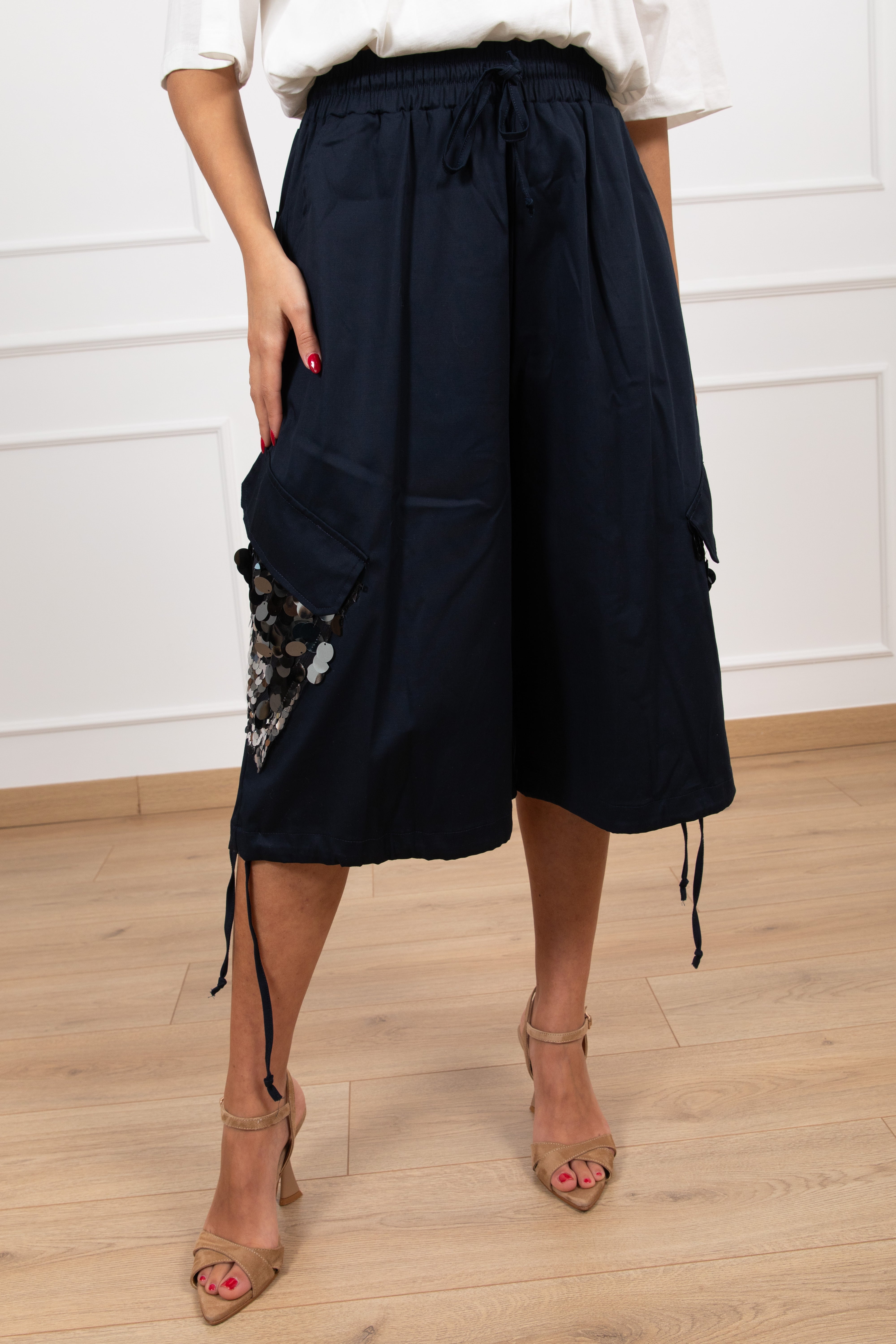 Bermuda cargo paillettes Motel