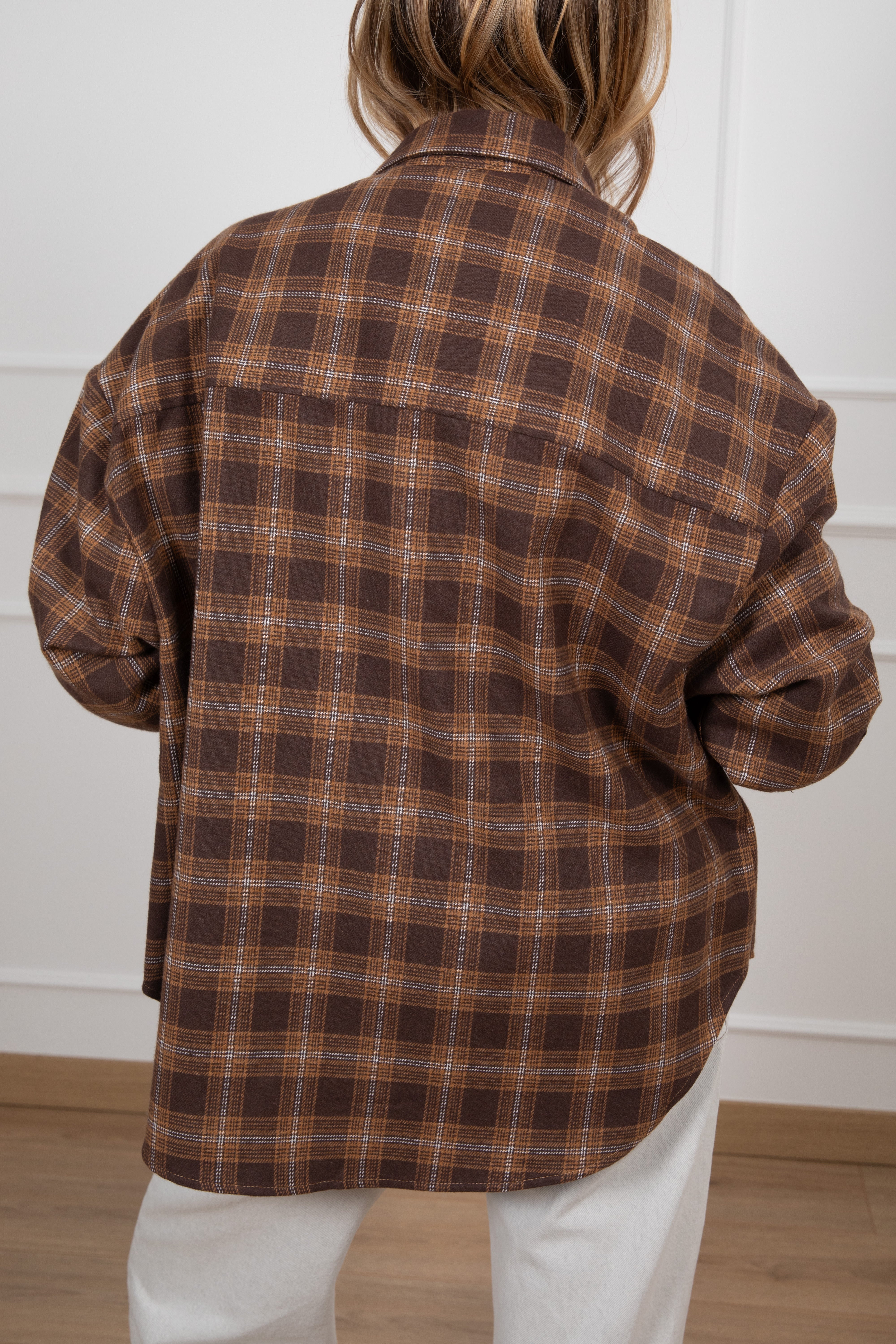 Camicia check moro in flanella ViCOLO