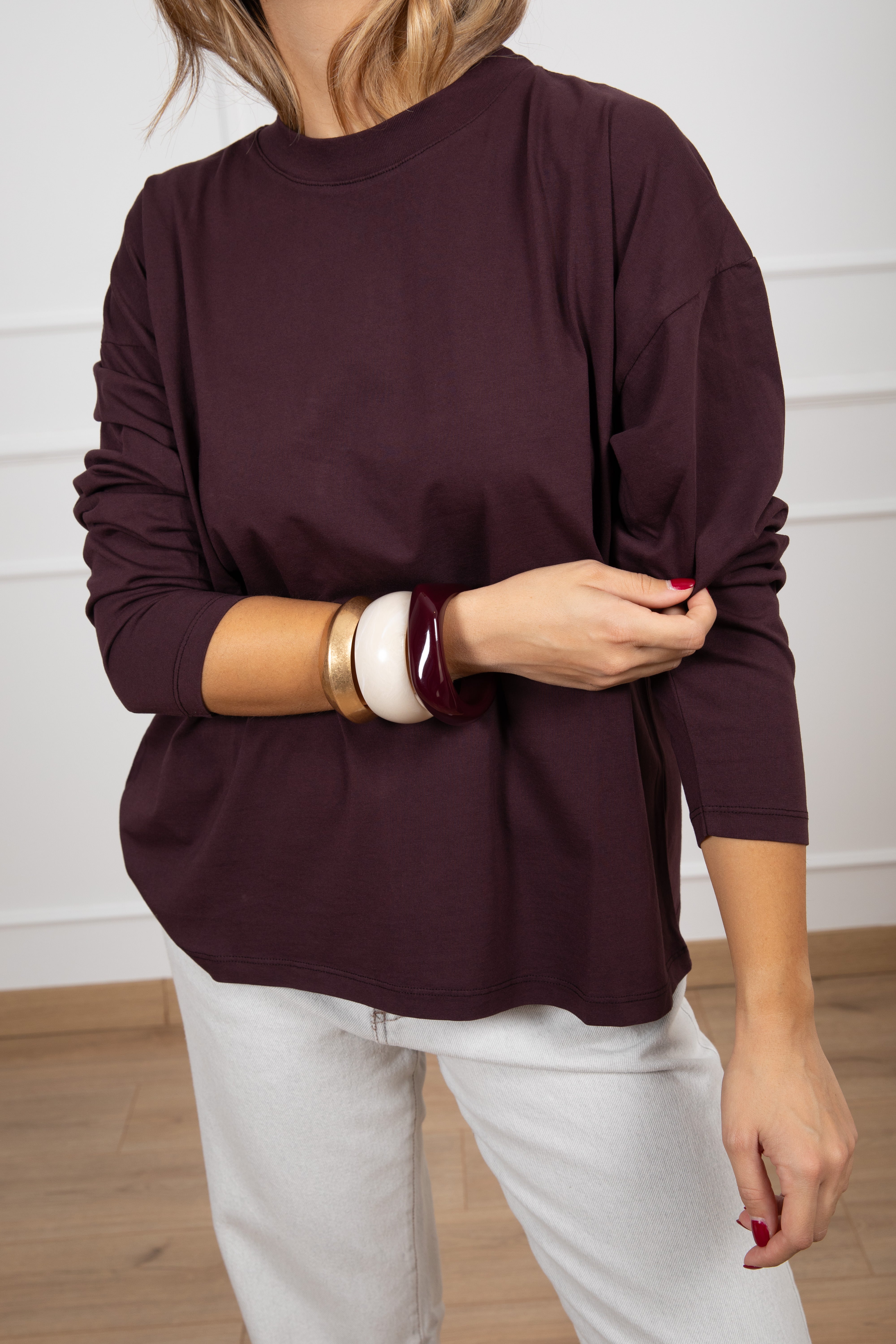 T-shirt basic manica lunga ViCOLO