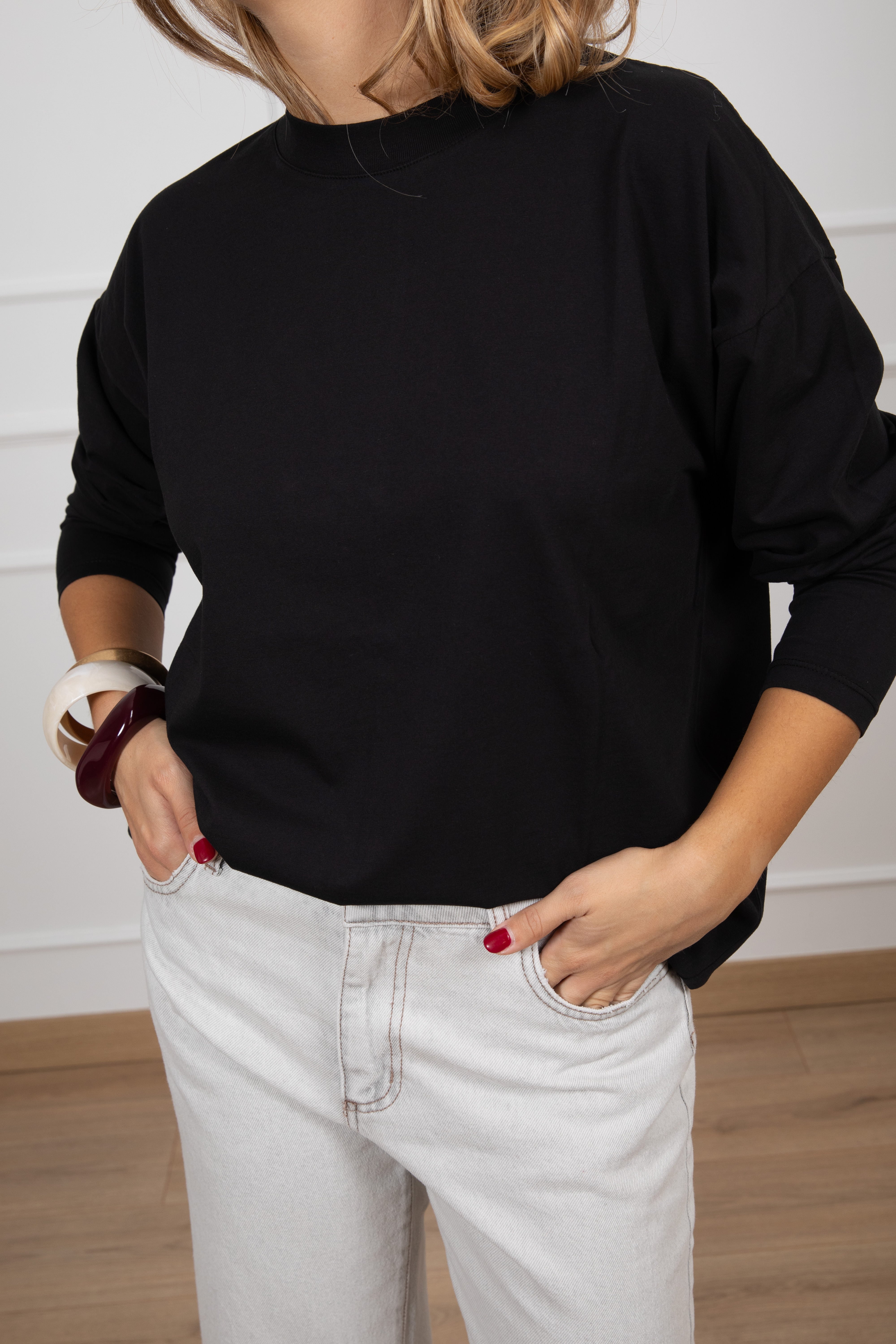 T-shirt basic manica lunga ViCOLO