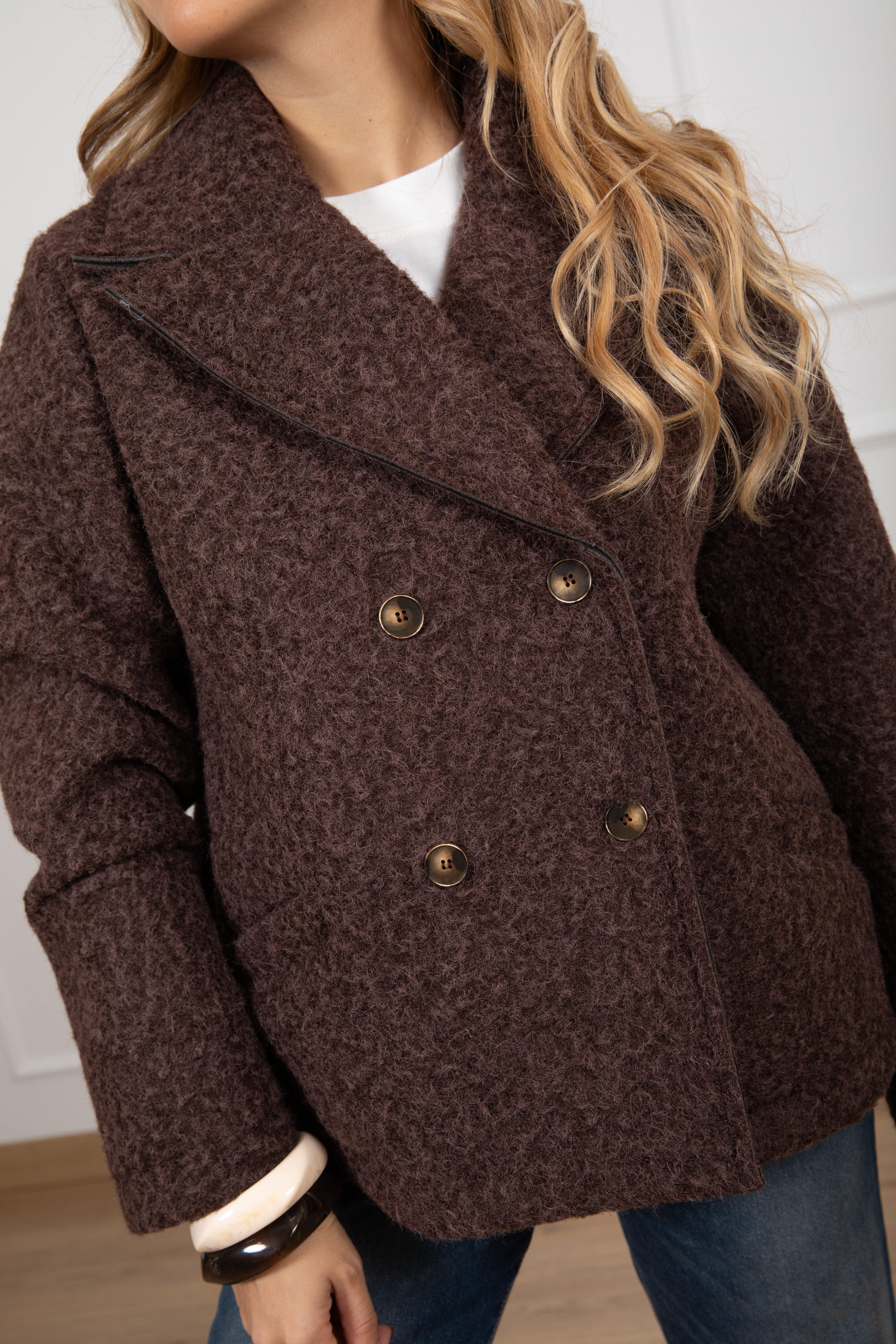 Cappotto in lana cotta Susy Mix
