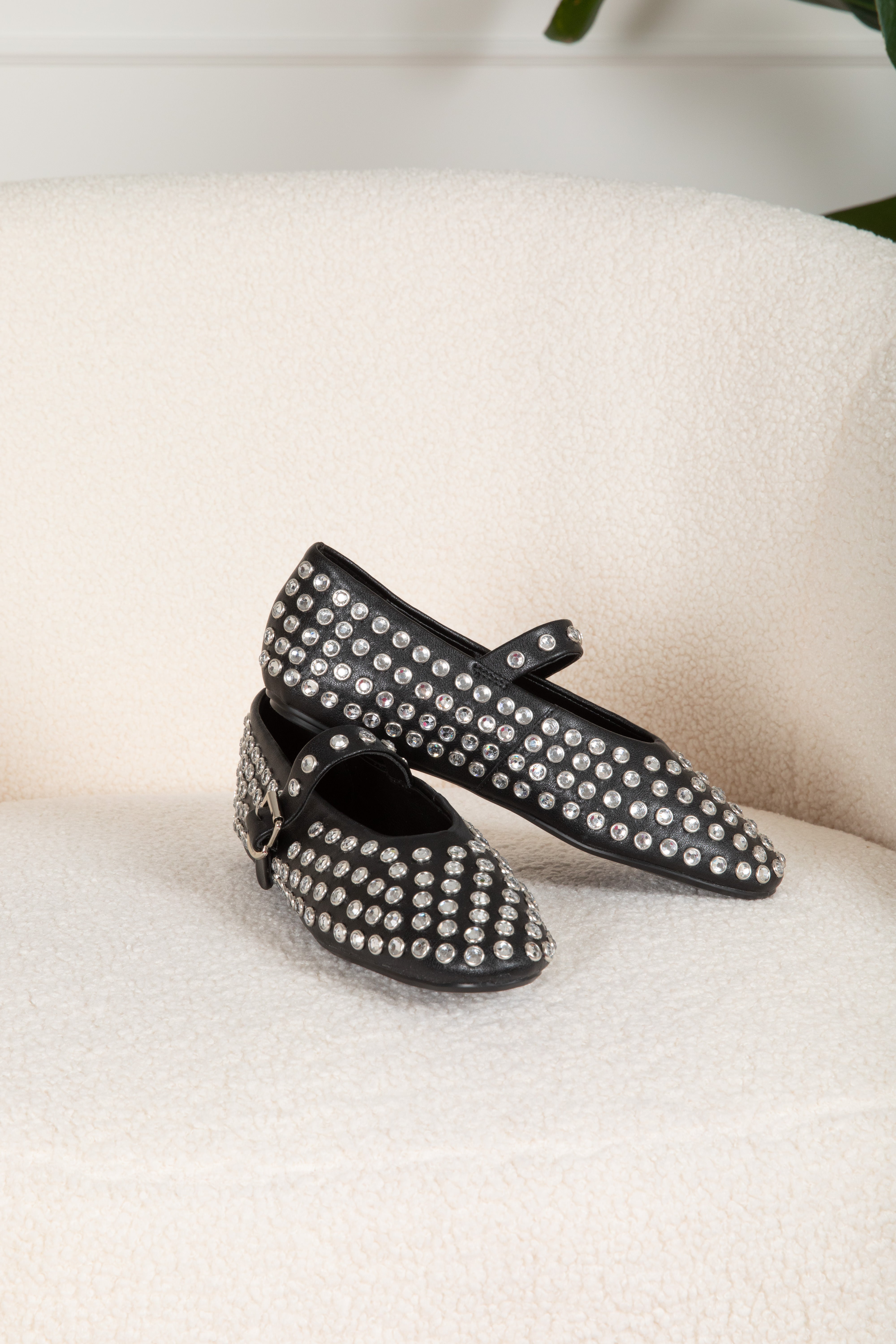 Ballerina con borchie strass Ovyé