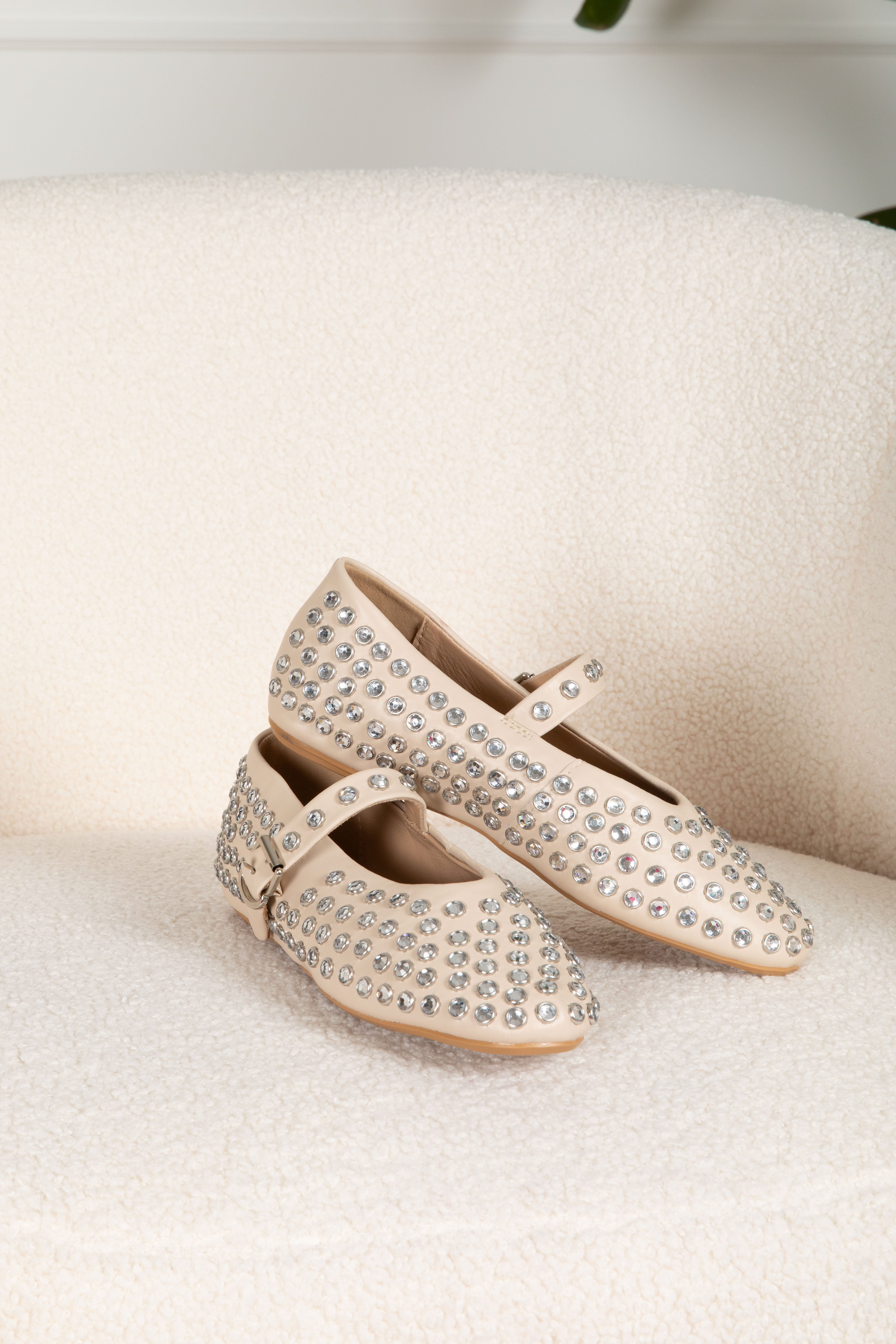 Ballerina con borchie strass Ovyé