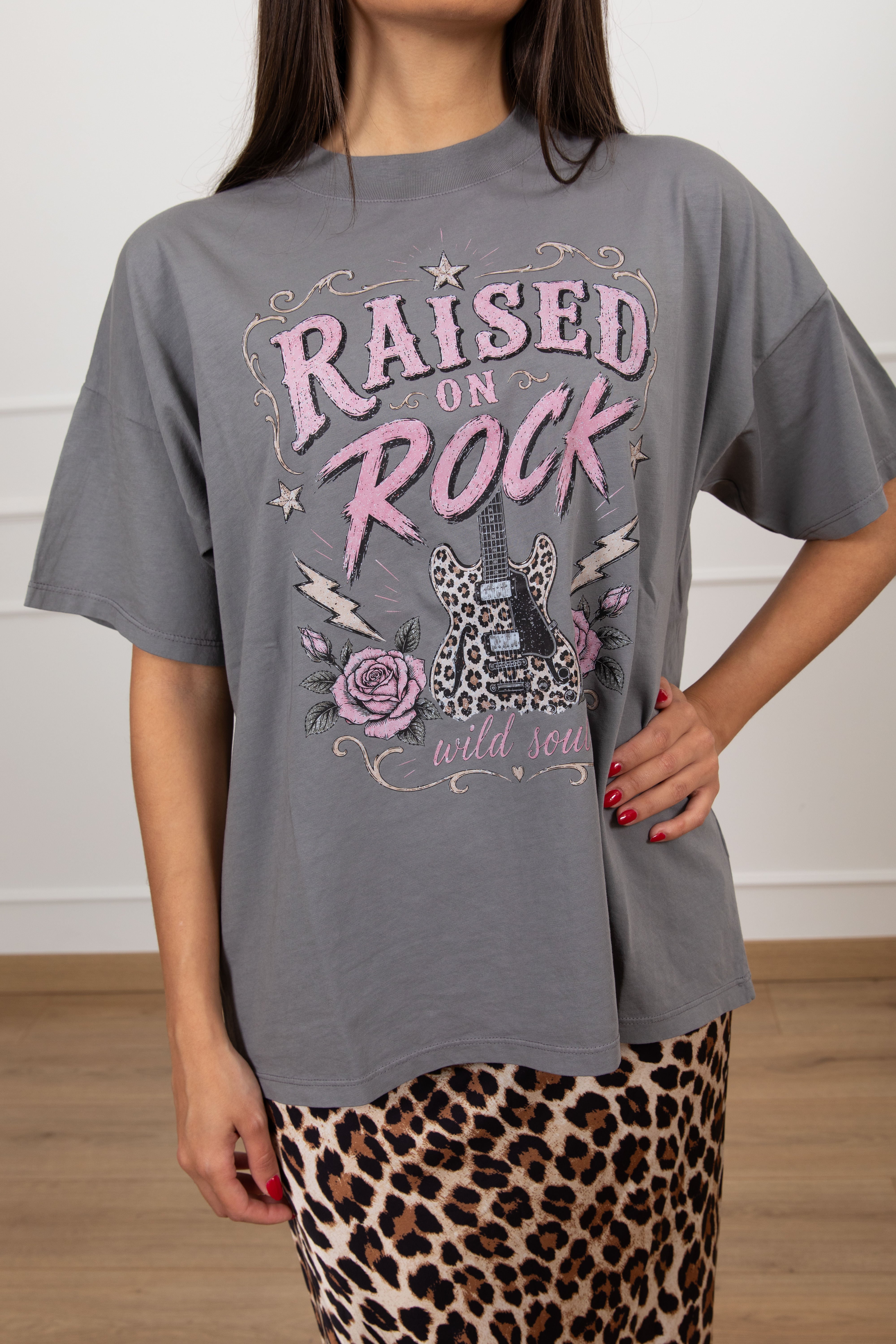 T-shirt rock "Raised and rock" ViCOLO