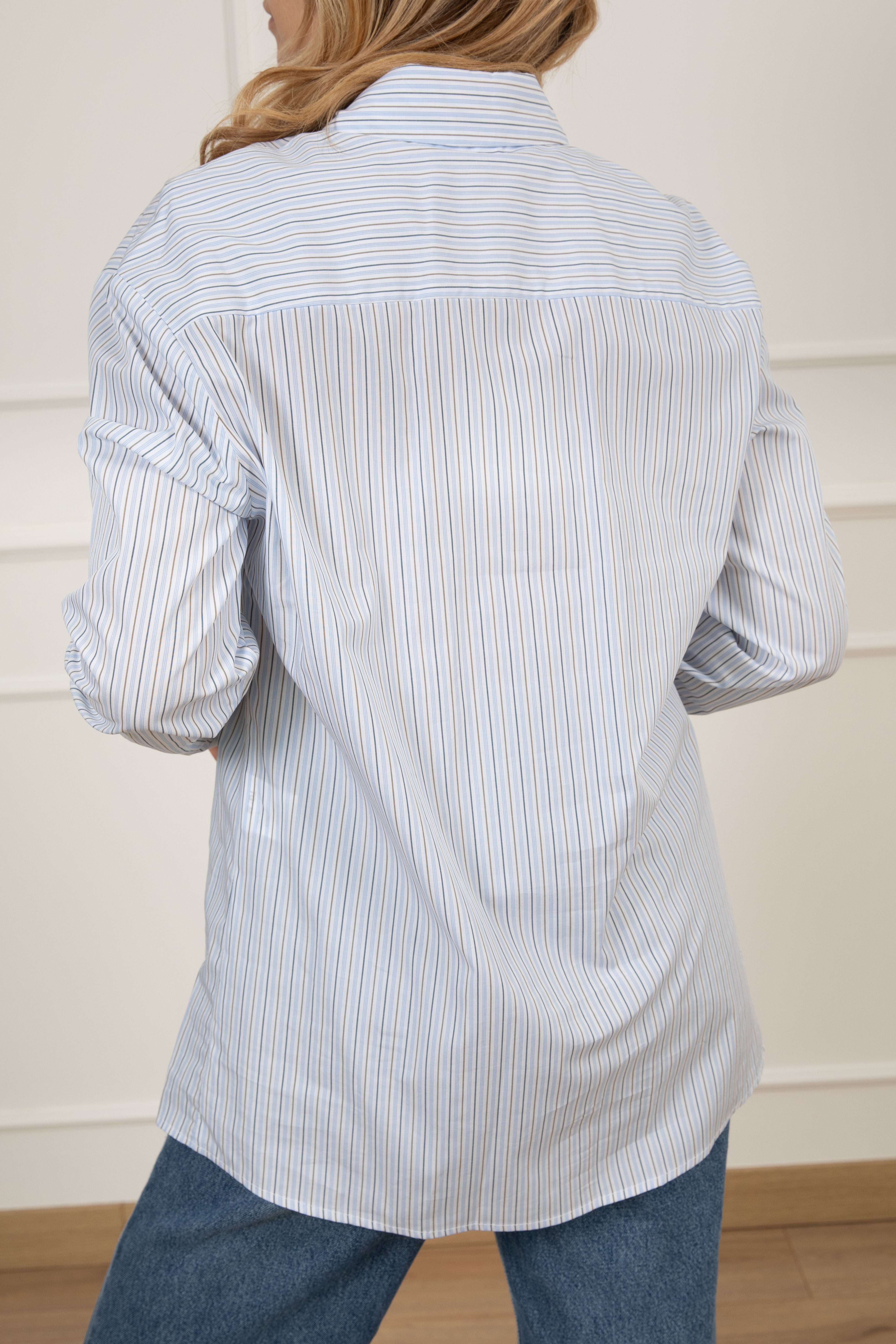 Camicia bacchettata a righe alternate Tensione IN