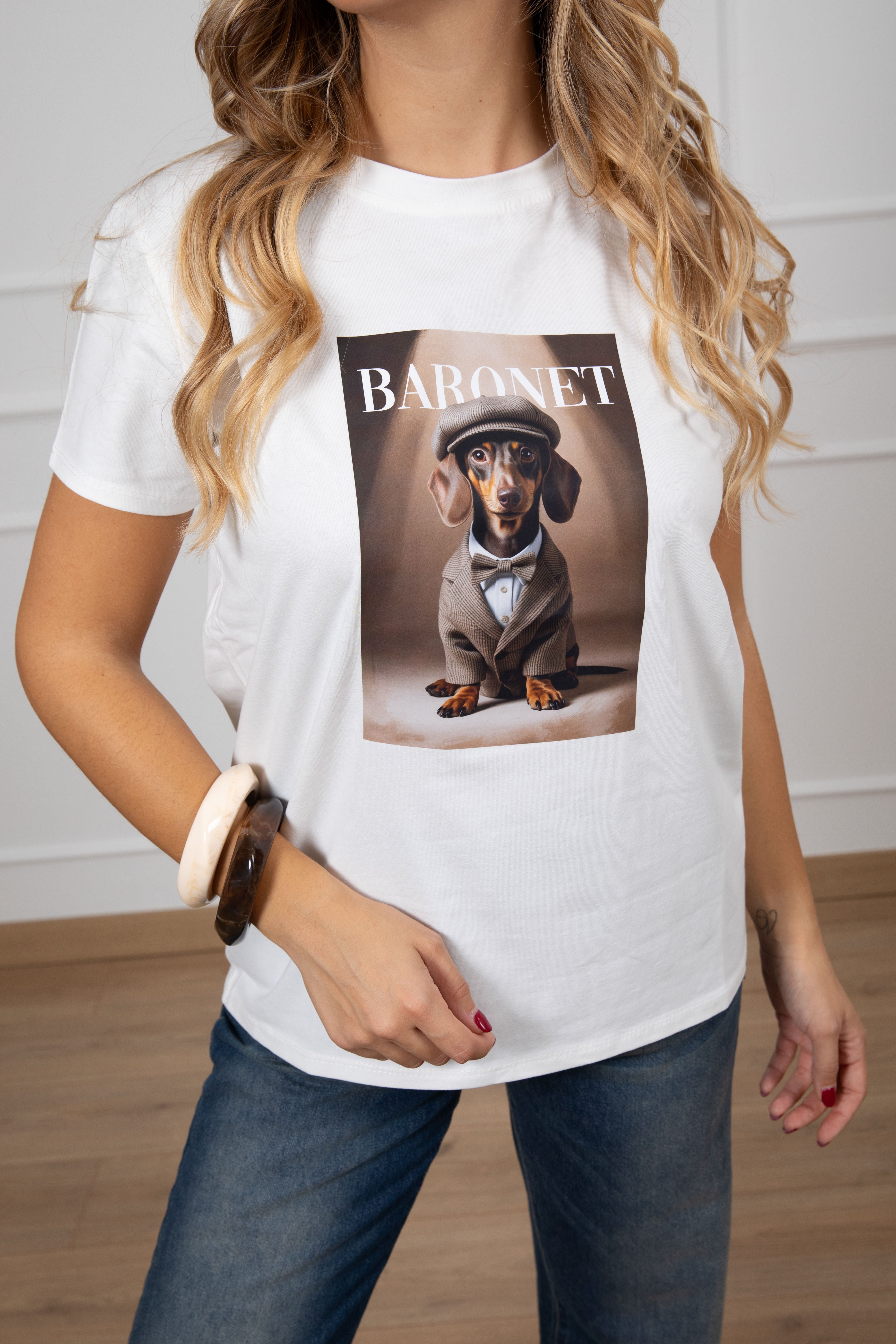 T-shirt bassotto "Baronet" ViCOLO