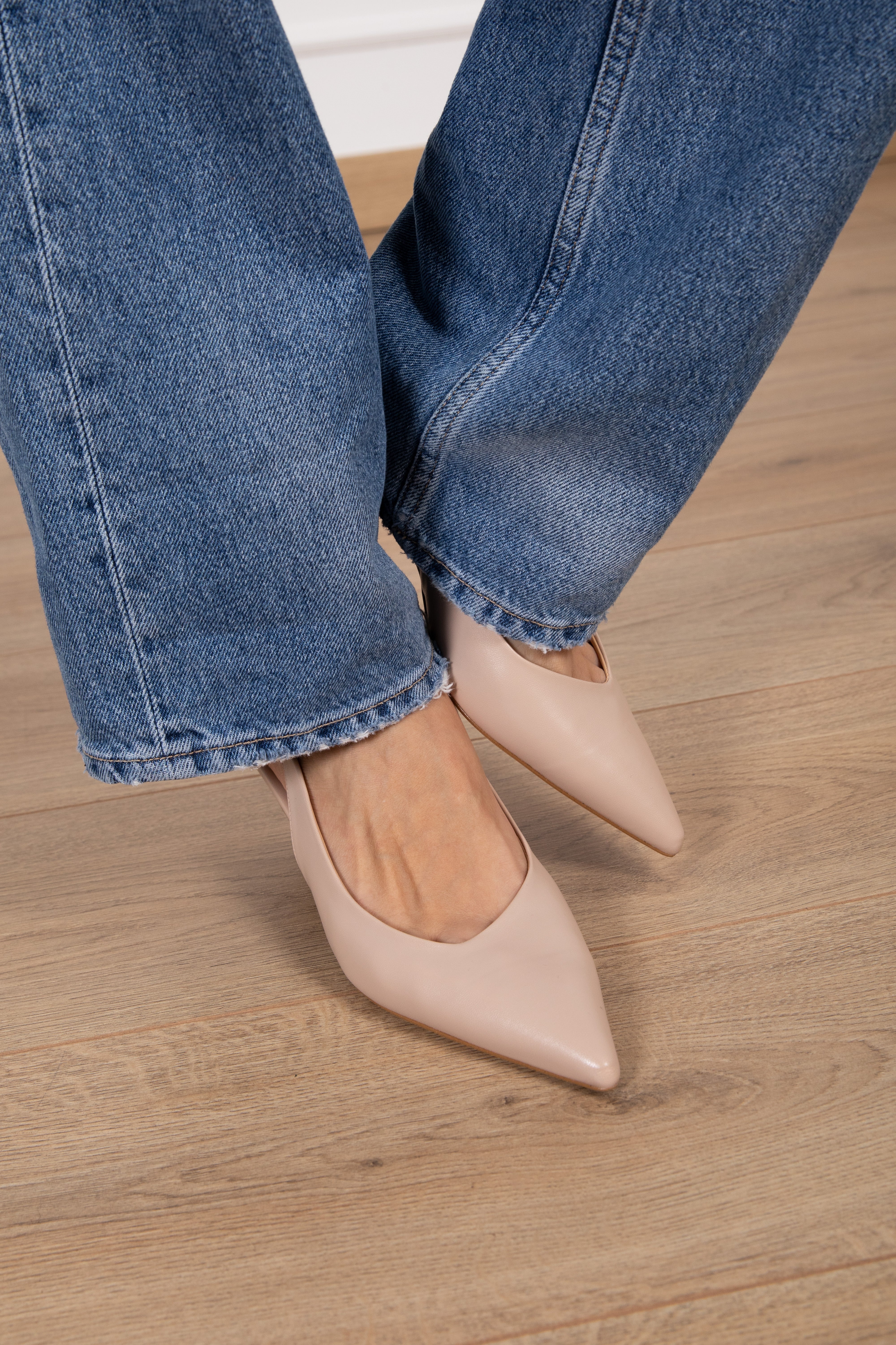 Sling back in pelle Ovyé