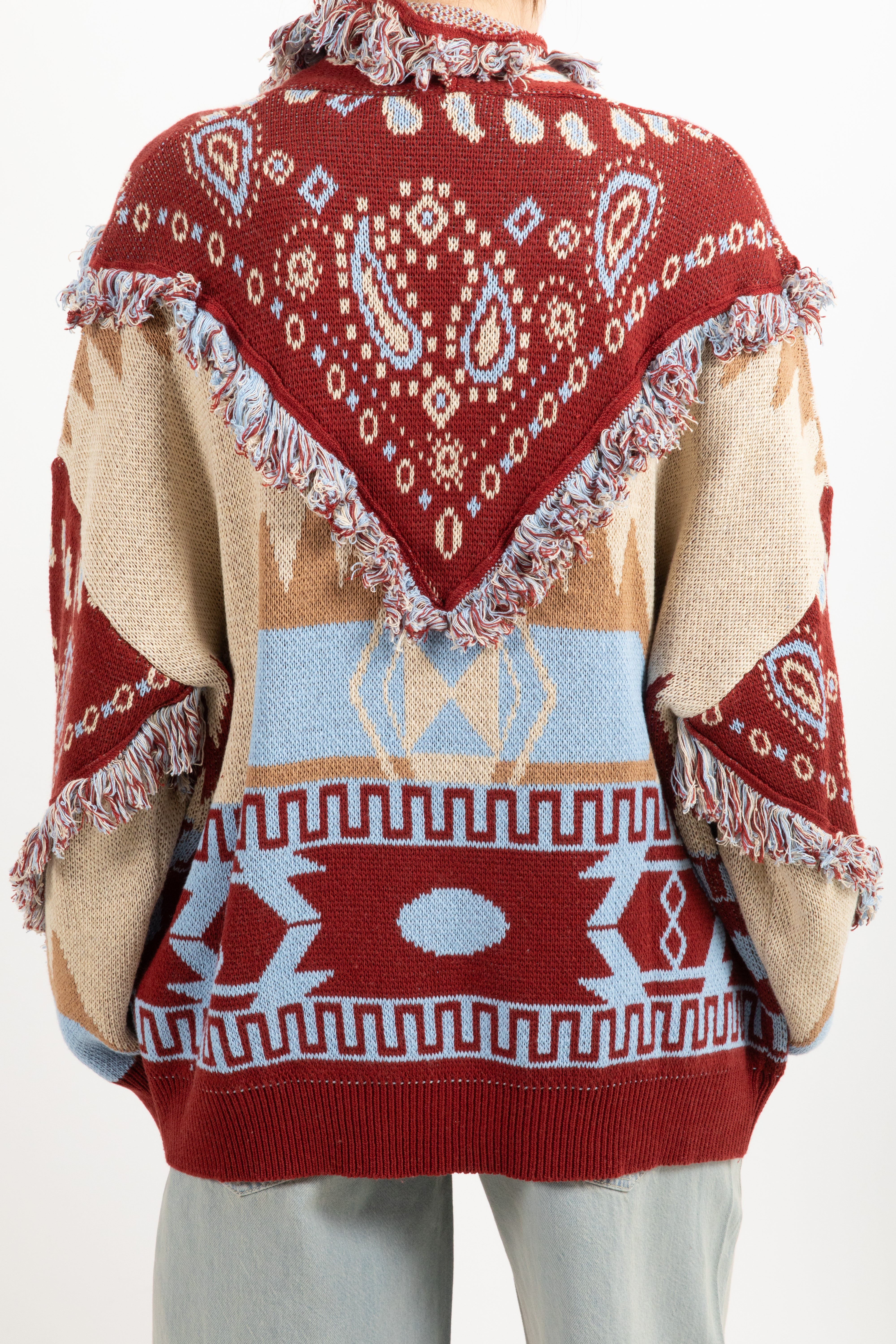 Cardigan fantasia geo-bandana Tensione IN