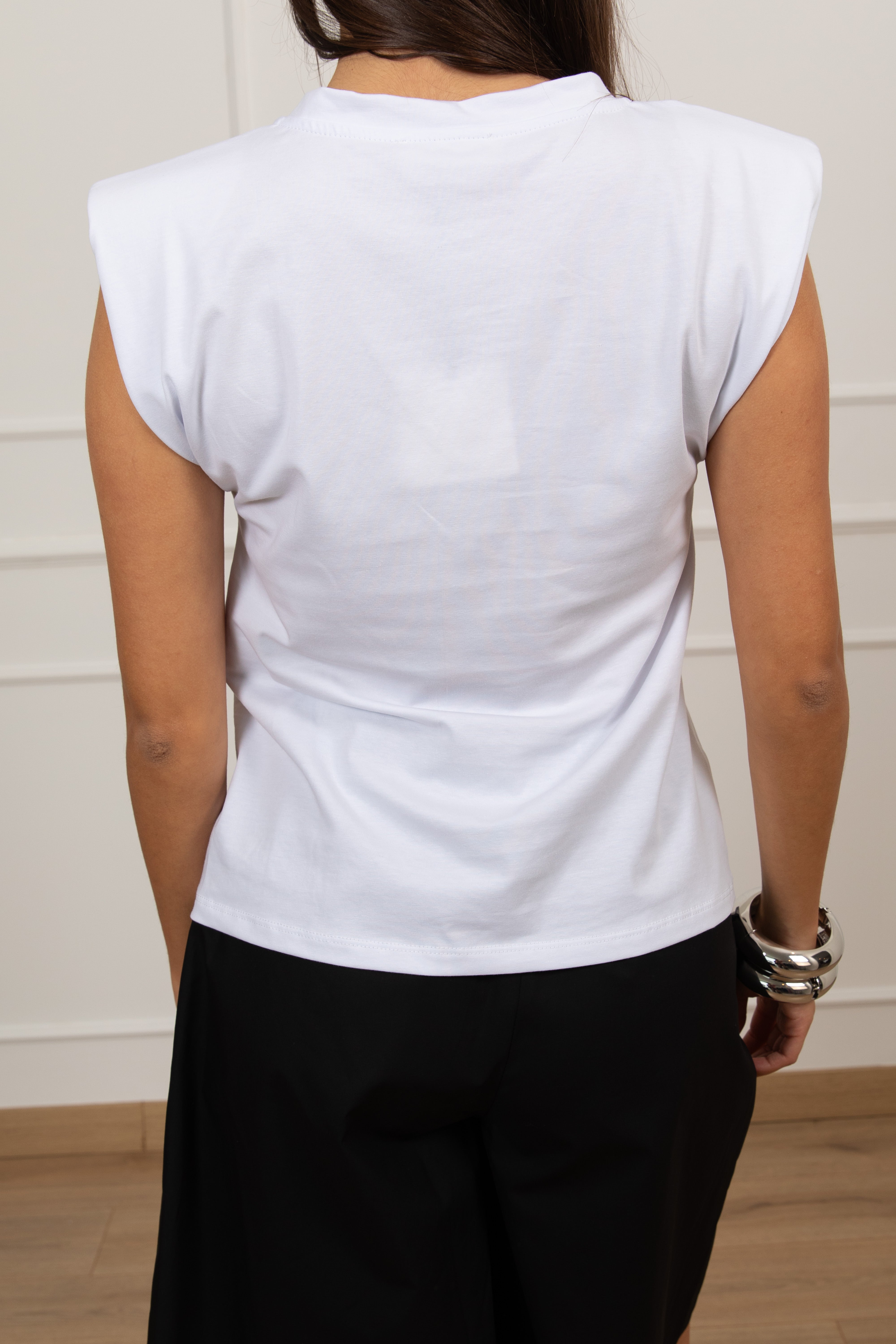T-shirt in jersey con lacci ViCOLO