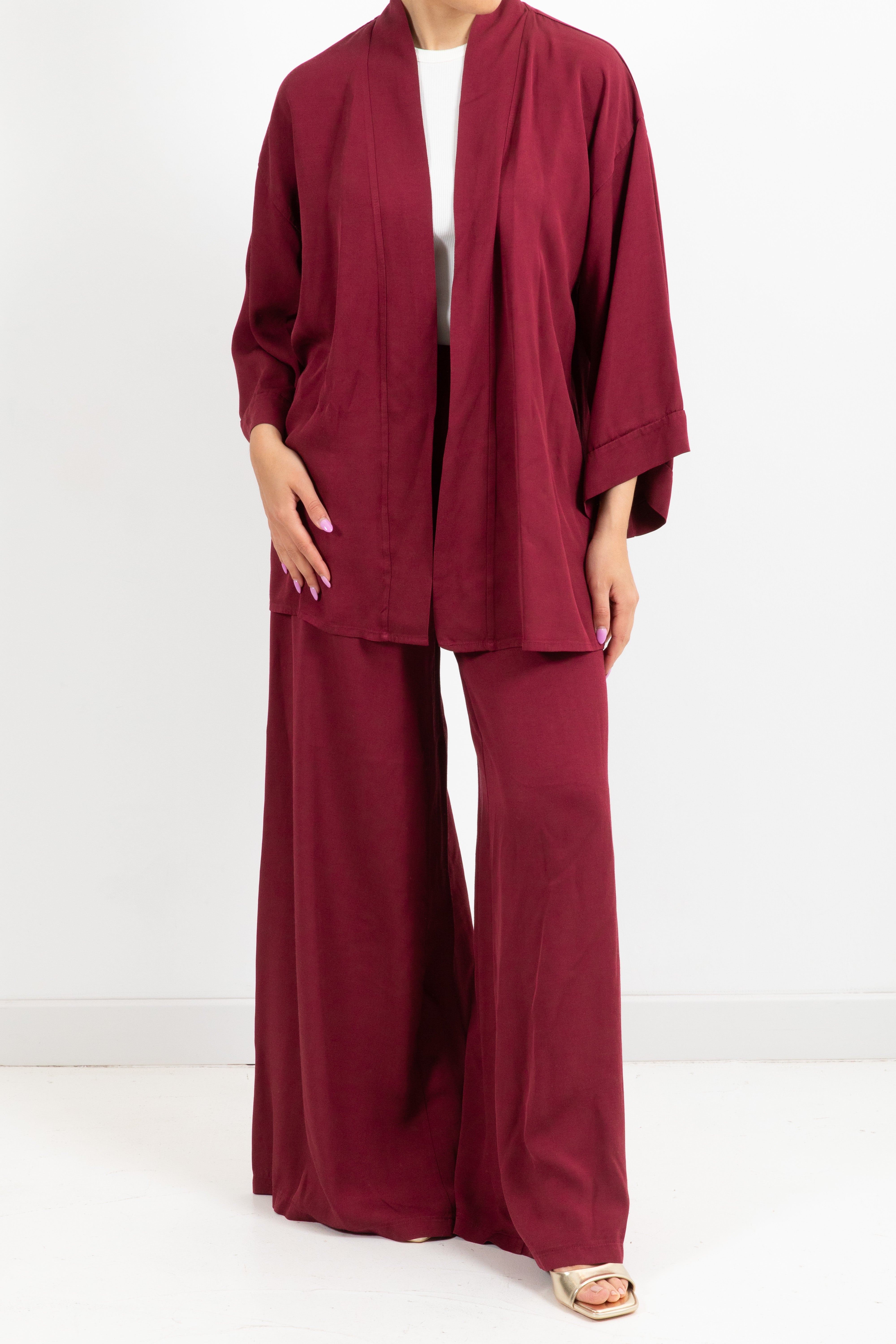 Pantalone in viscosa con elastico sul retro Dixie
