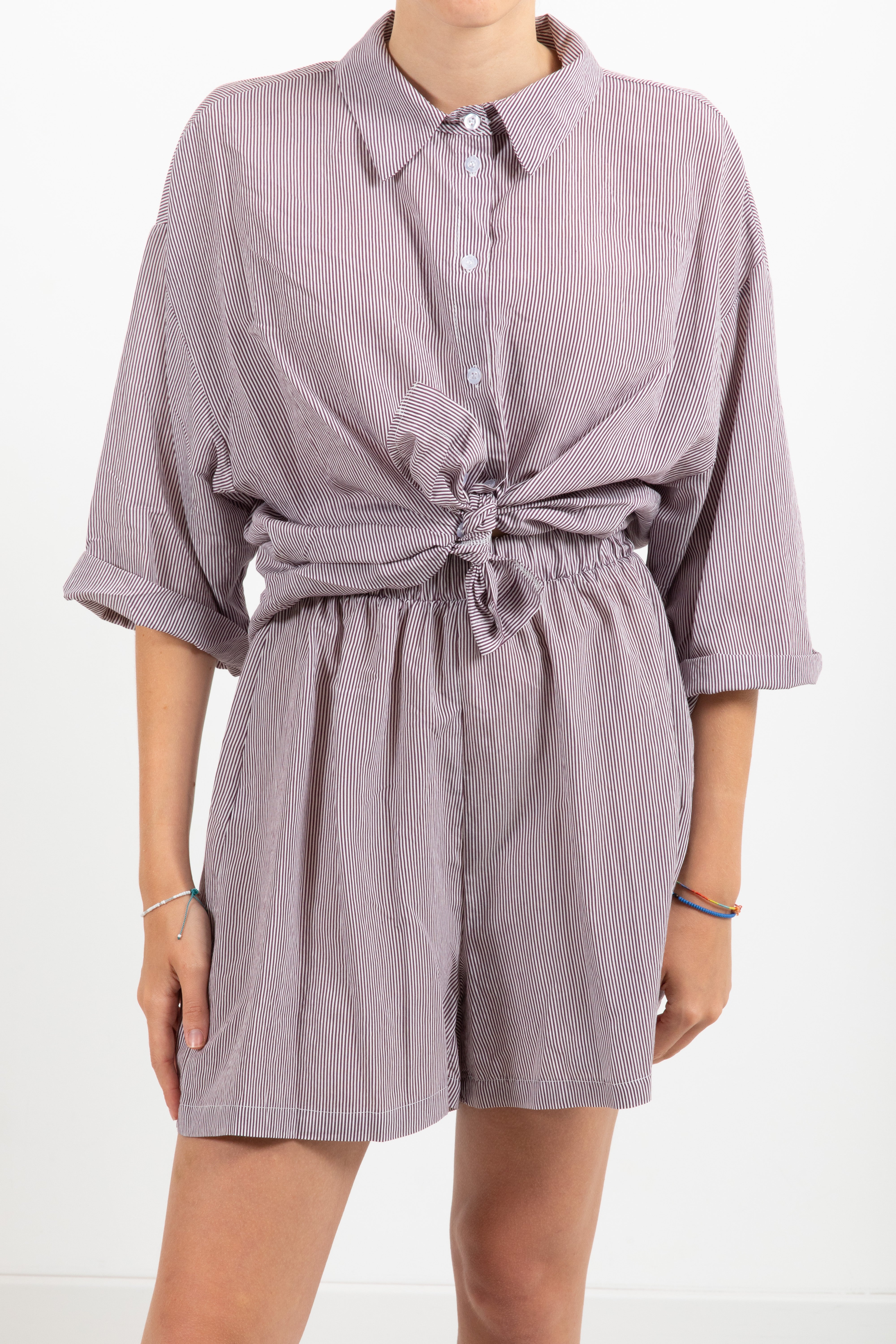 Coordinato camicia e shorts bacchetta Susy Mix