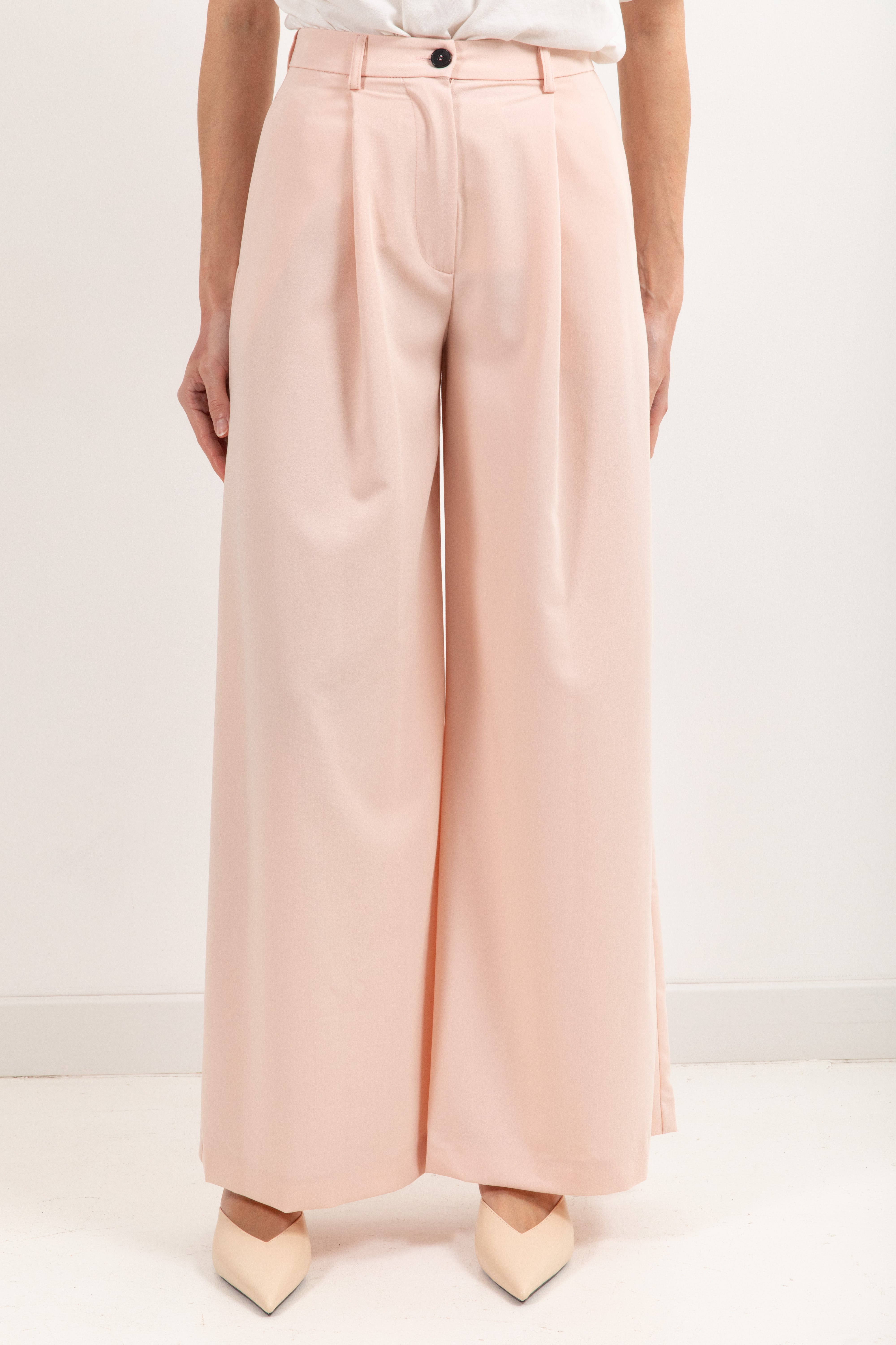 Pantalone a palazzo con pinces ViCOLO