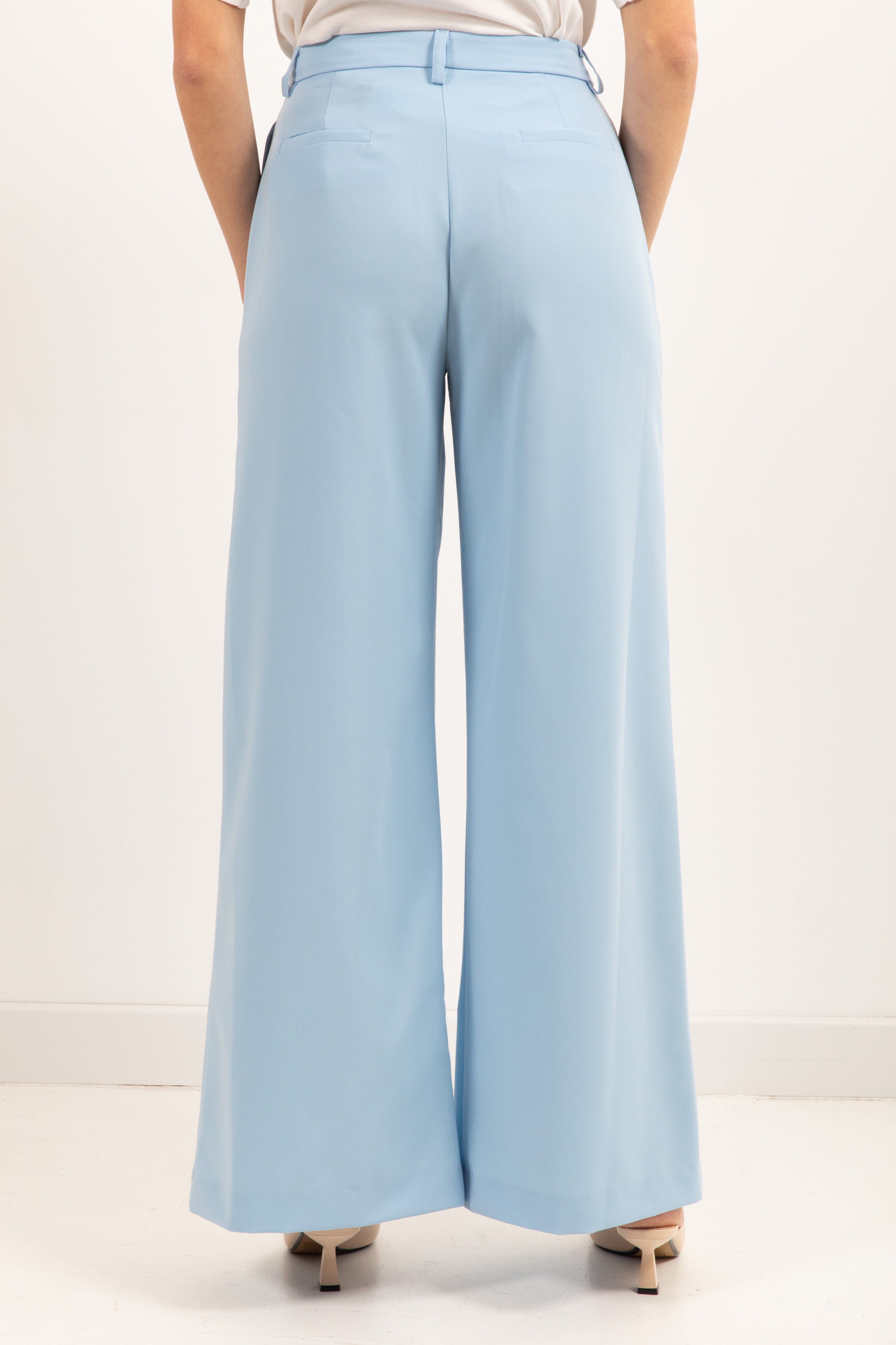 Pantalone a palazzo con pinces ViCOLO