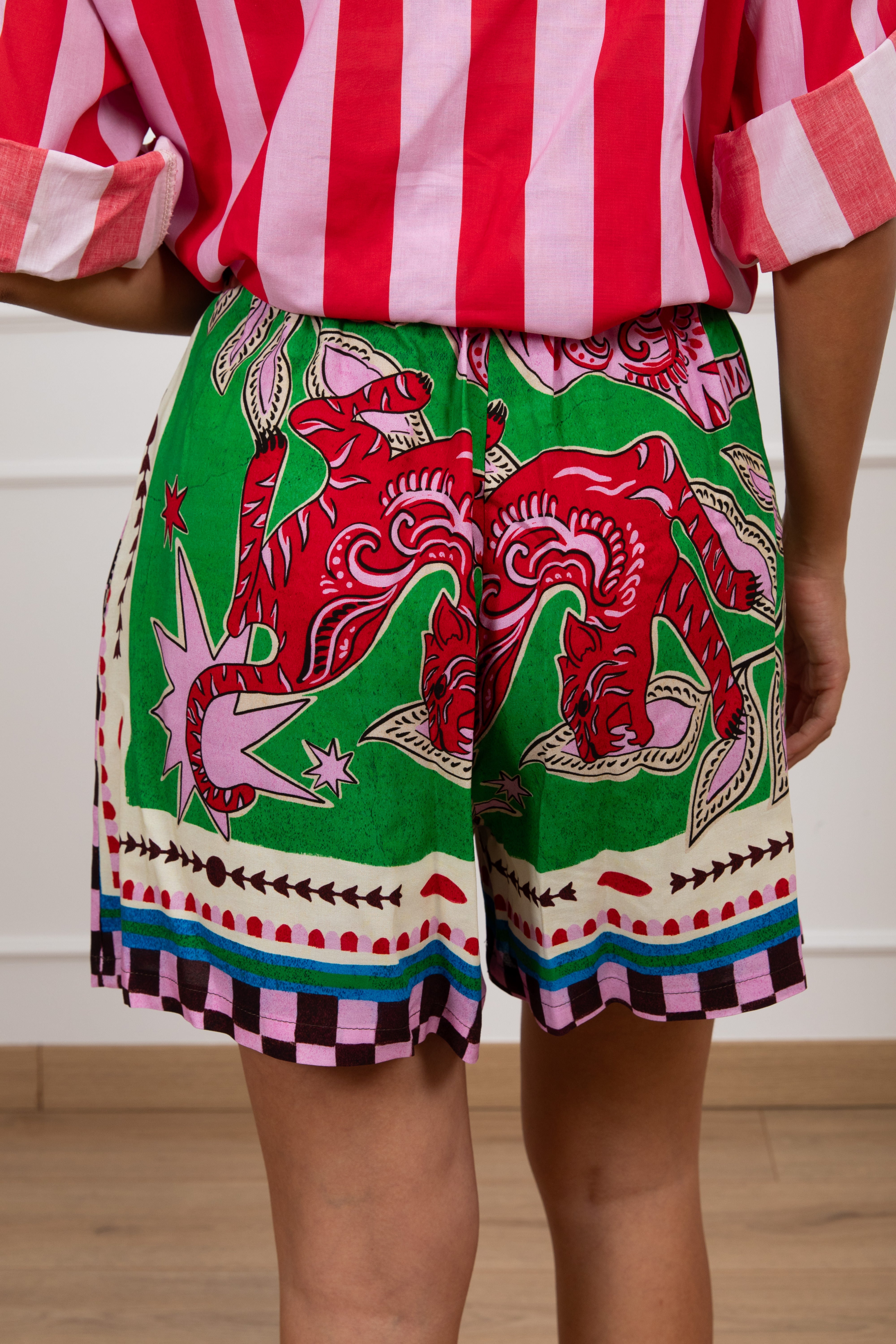 Shorts fantasia tigre Susy Mix