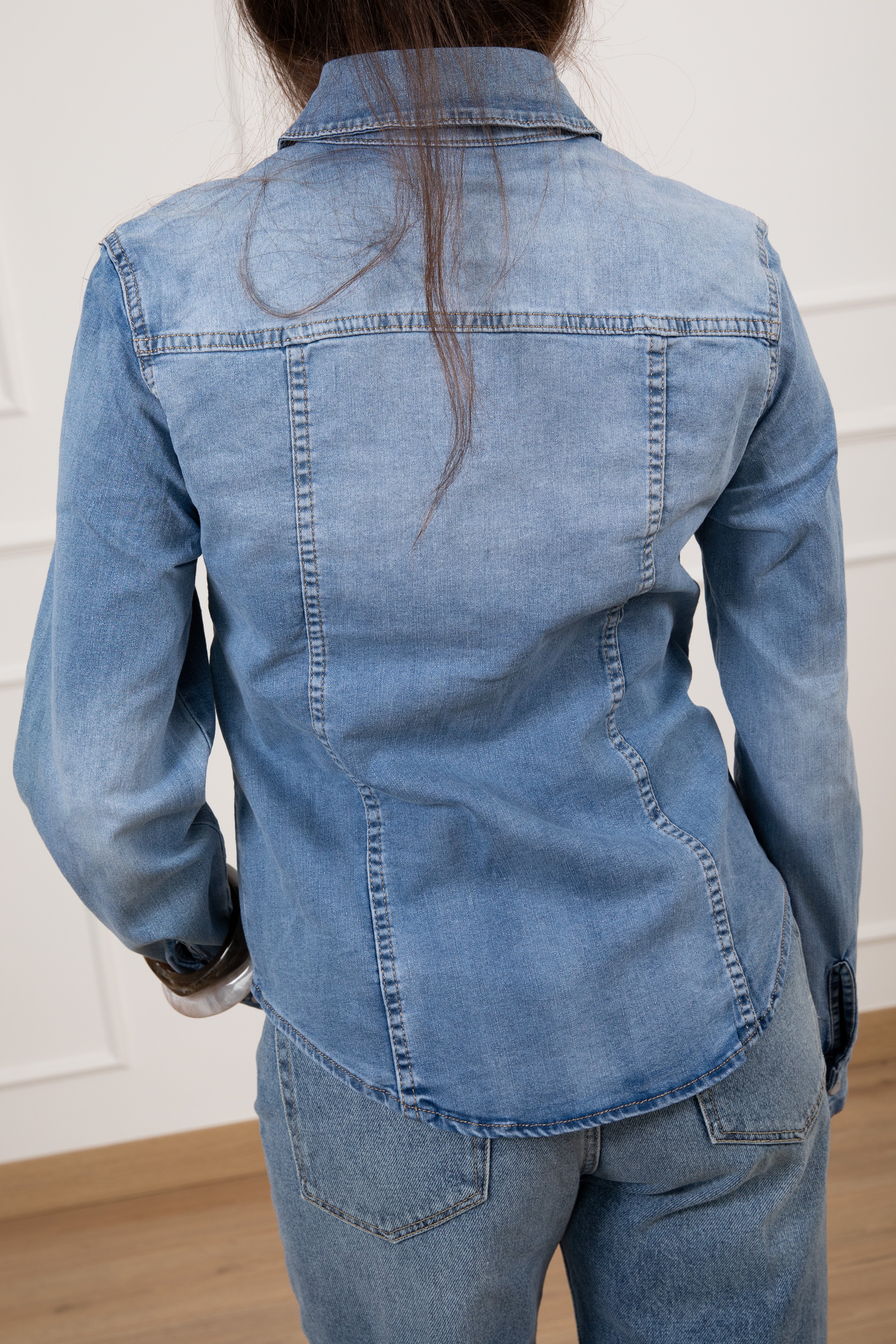 Camicia jeans slim-fit Susy Mix