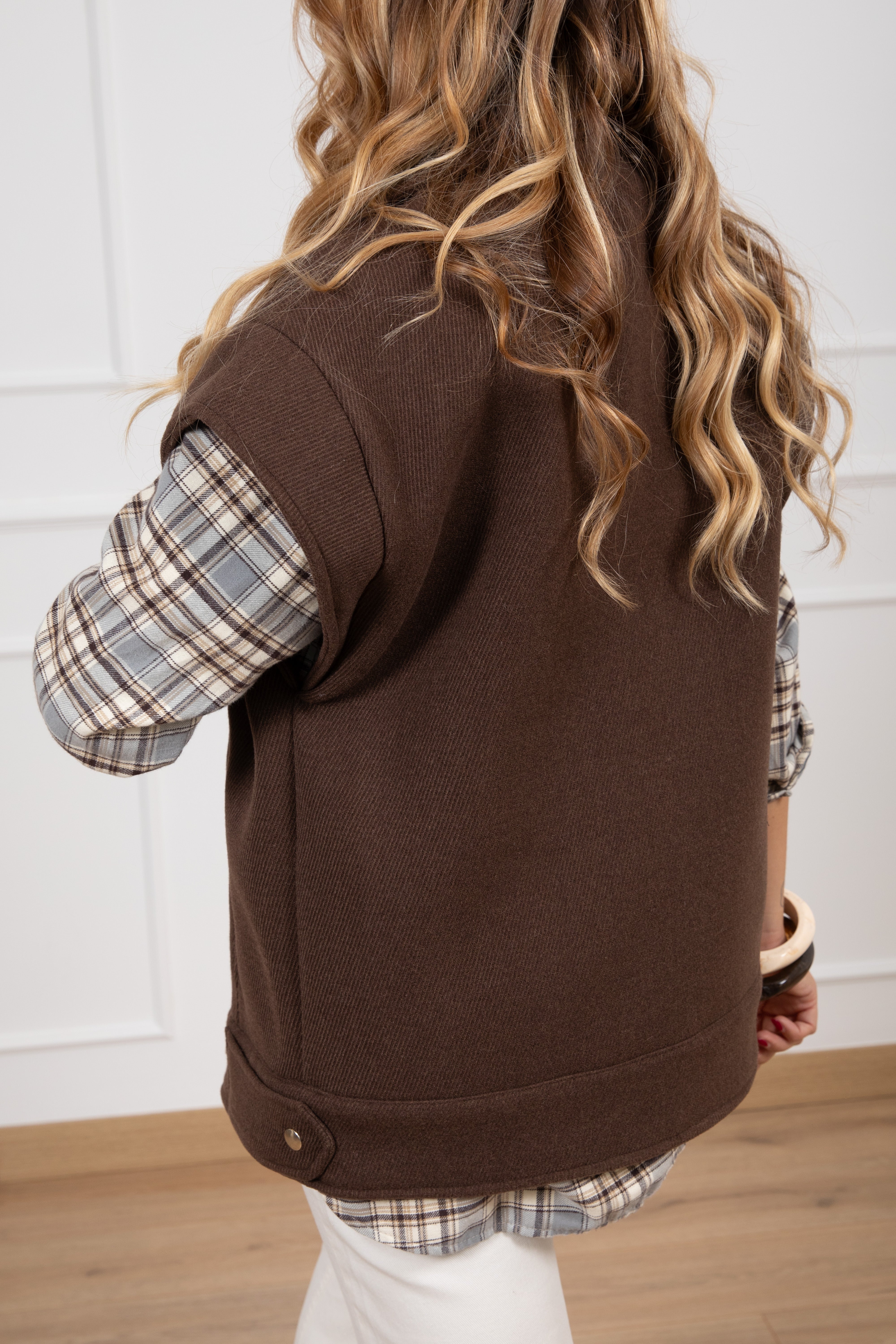 Chiodo smanicato in panno Tensione IN