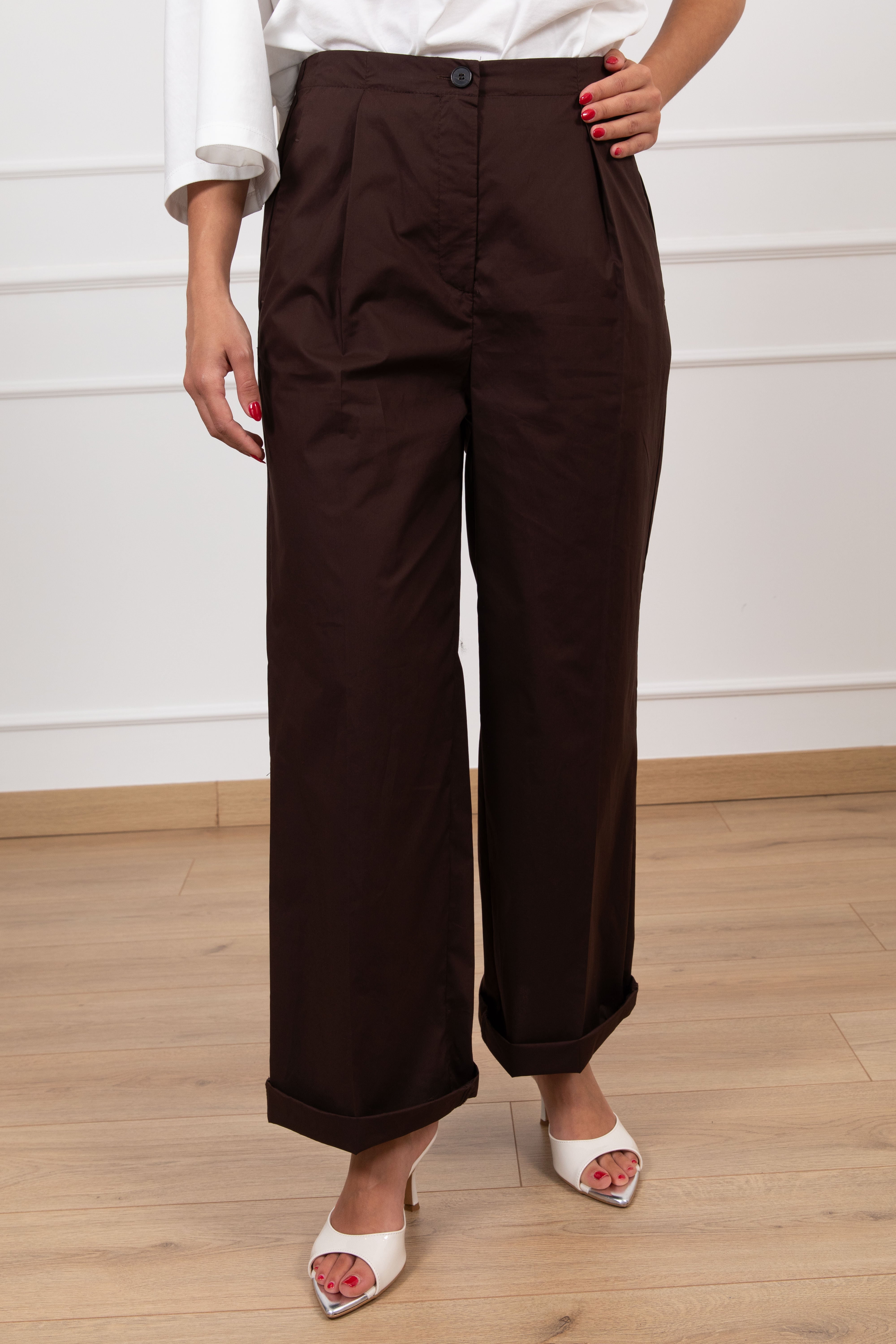 Pantalone parachute con elastico sul retro ViCOLO
