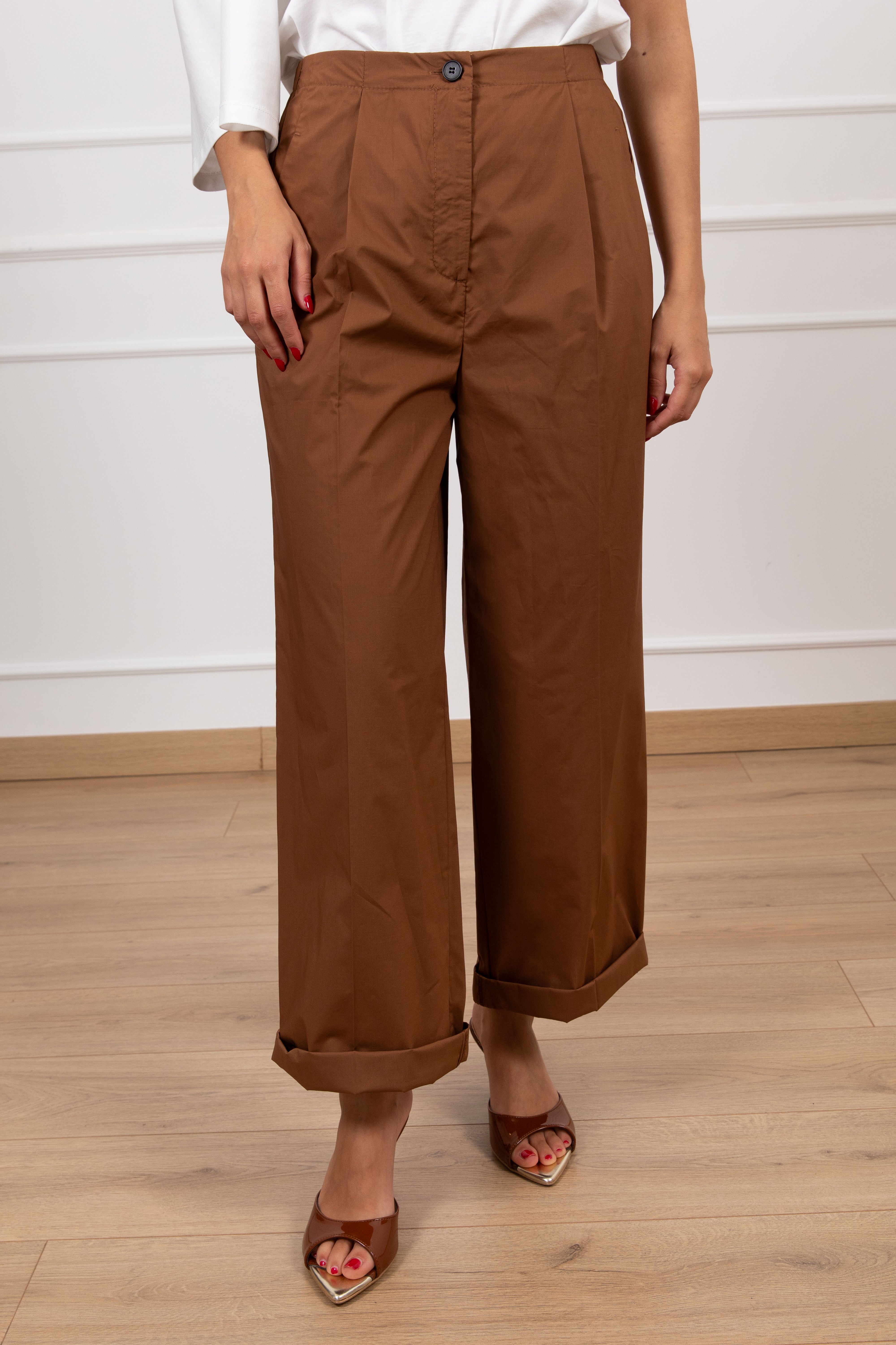 Pantalone parachute con elastico sul retro ViCOLO