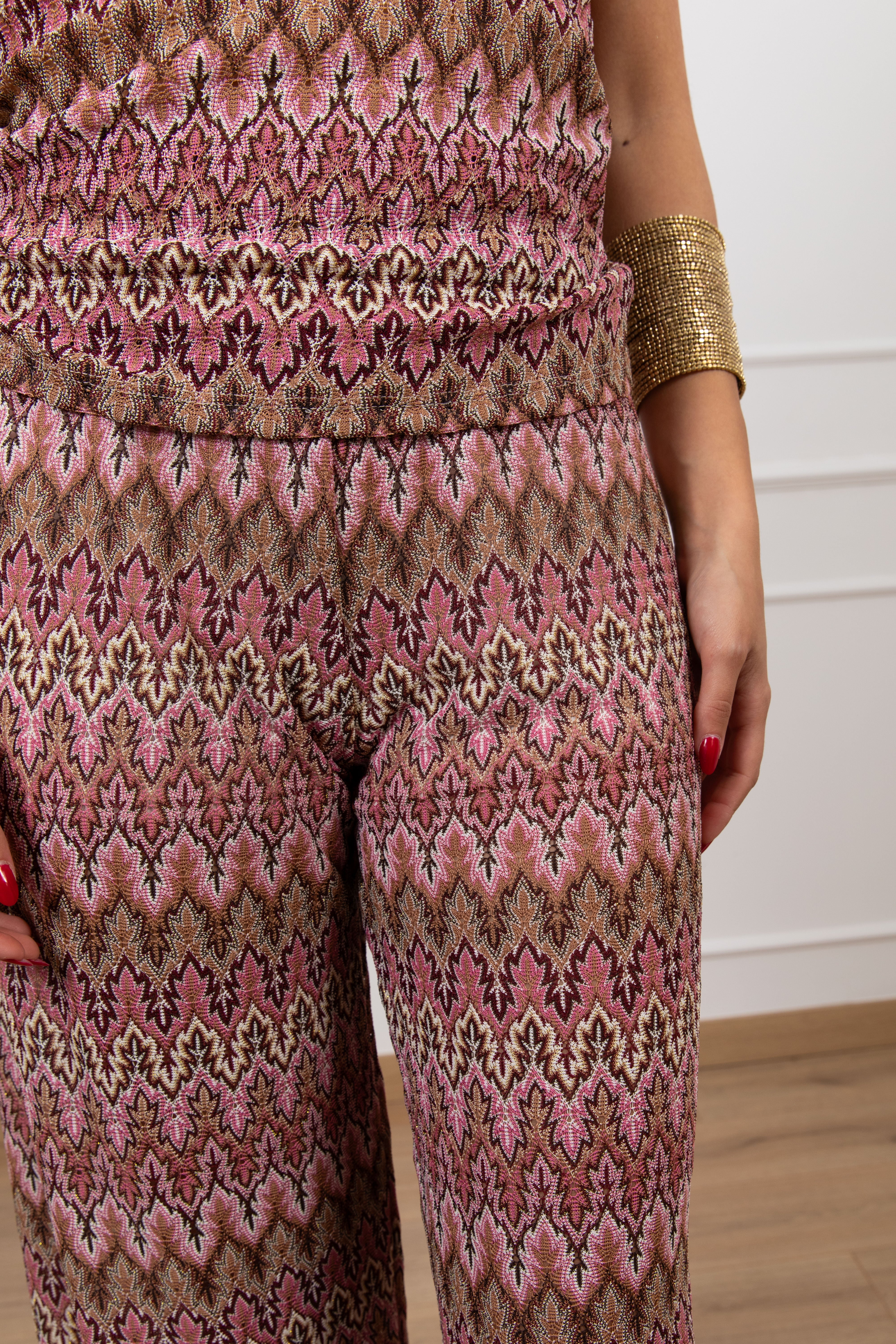 Pantalone motivo zig-zag Susy Mix