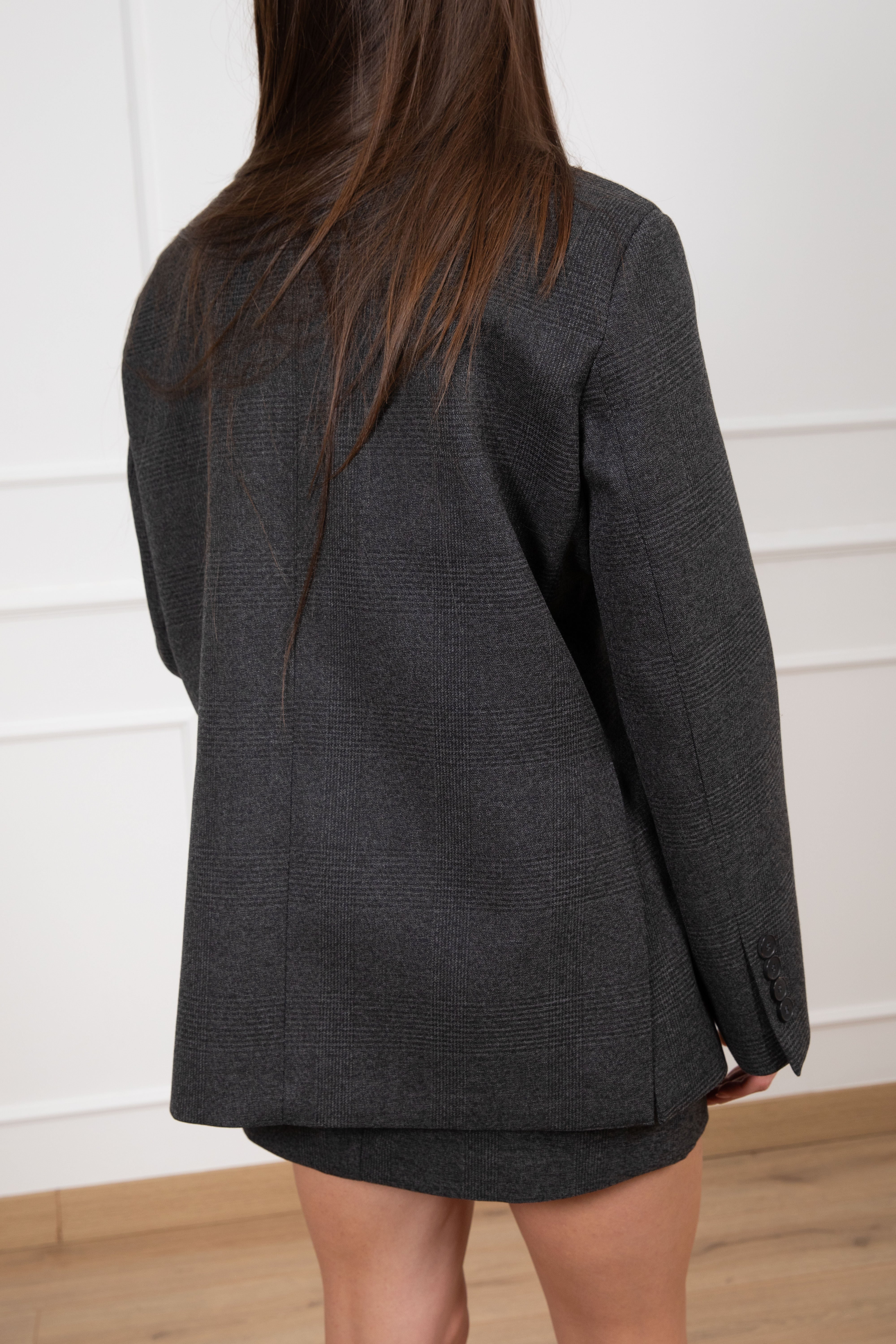 Giacca principe di galles con doppia abbottonatura ViCOLO