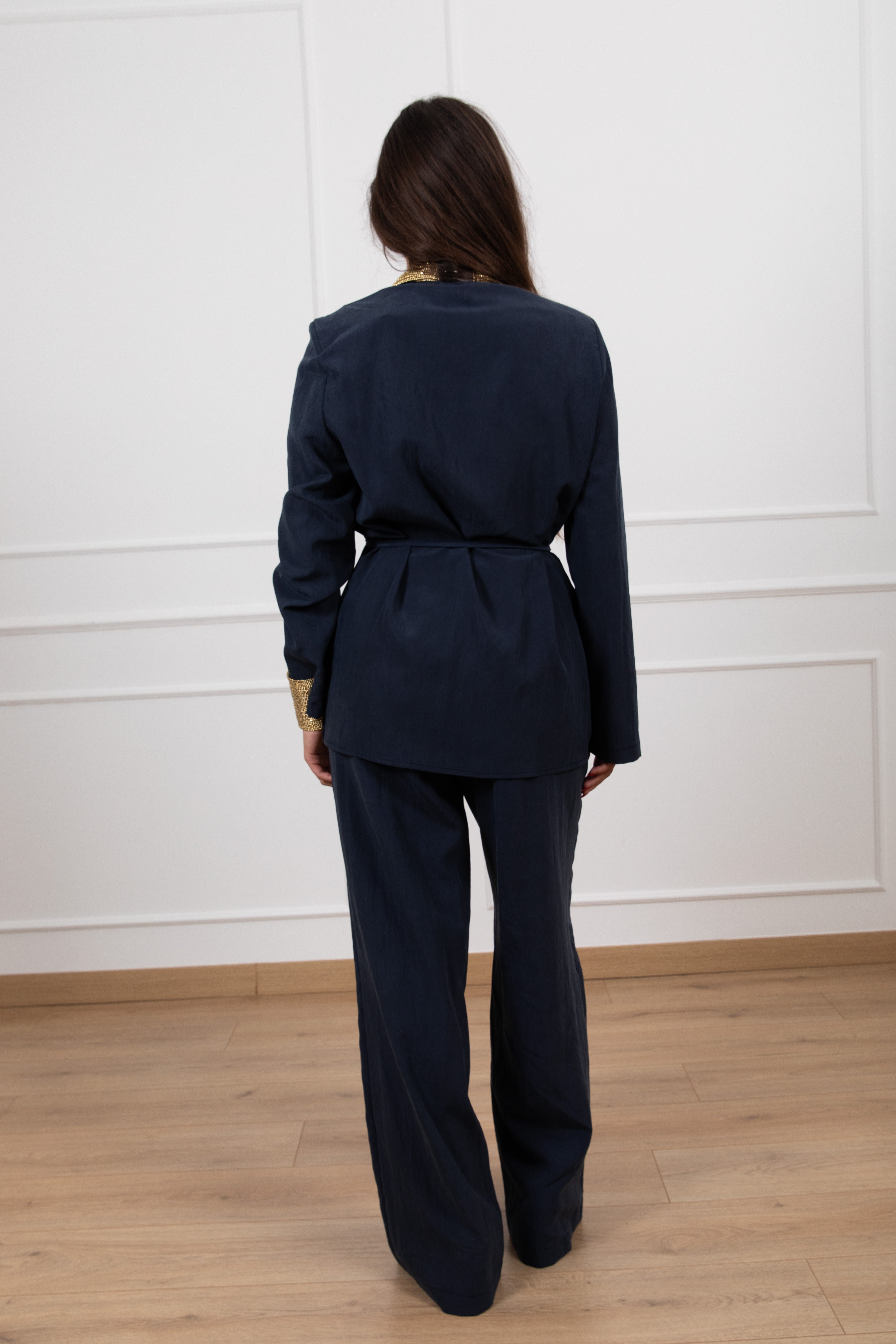Tailleur in cupro giacca kimono Susy Mix