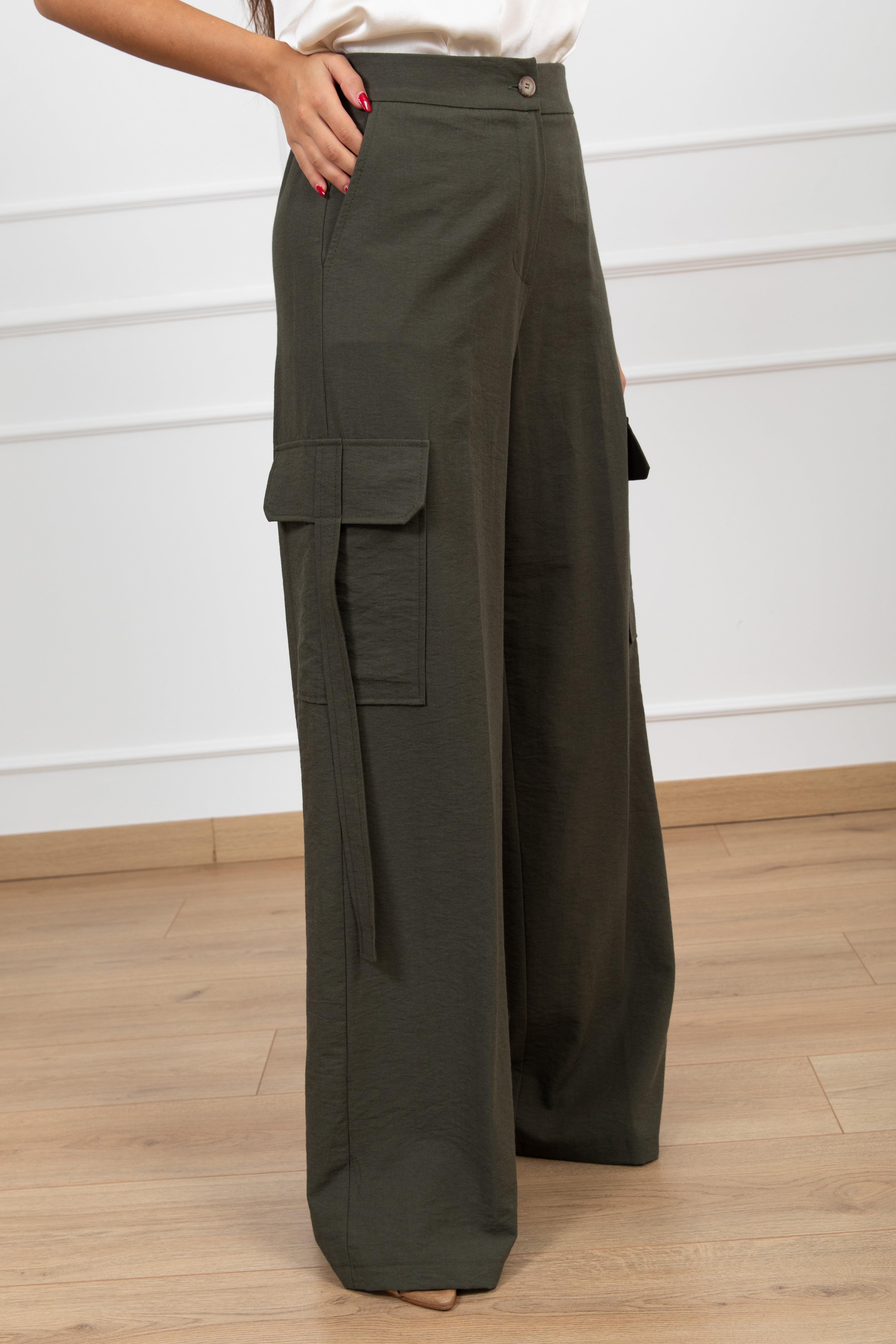 Pantalone cargo con gamba dritta Susy Mix