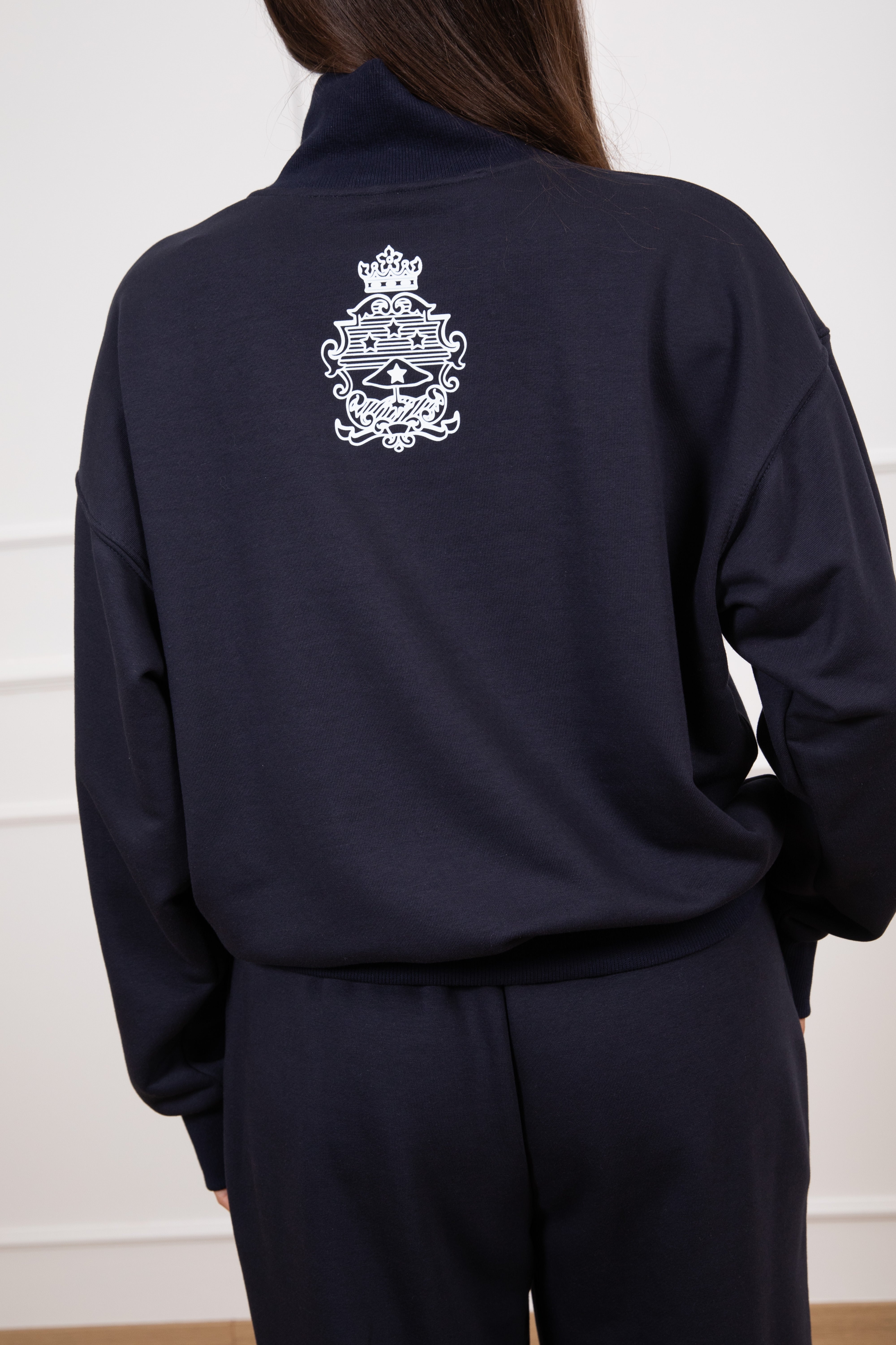 Felpa "Paris" con mezza zip Tensione IN