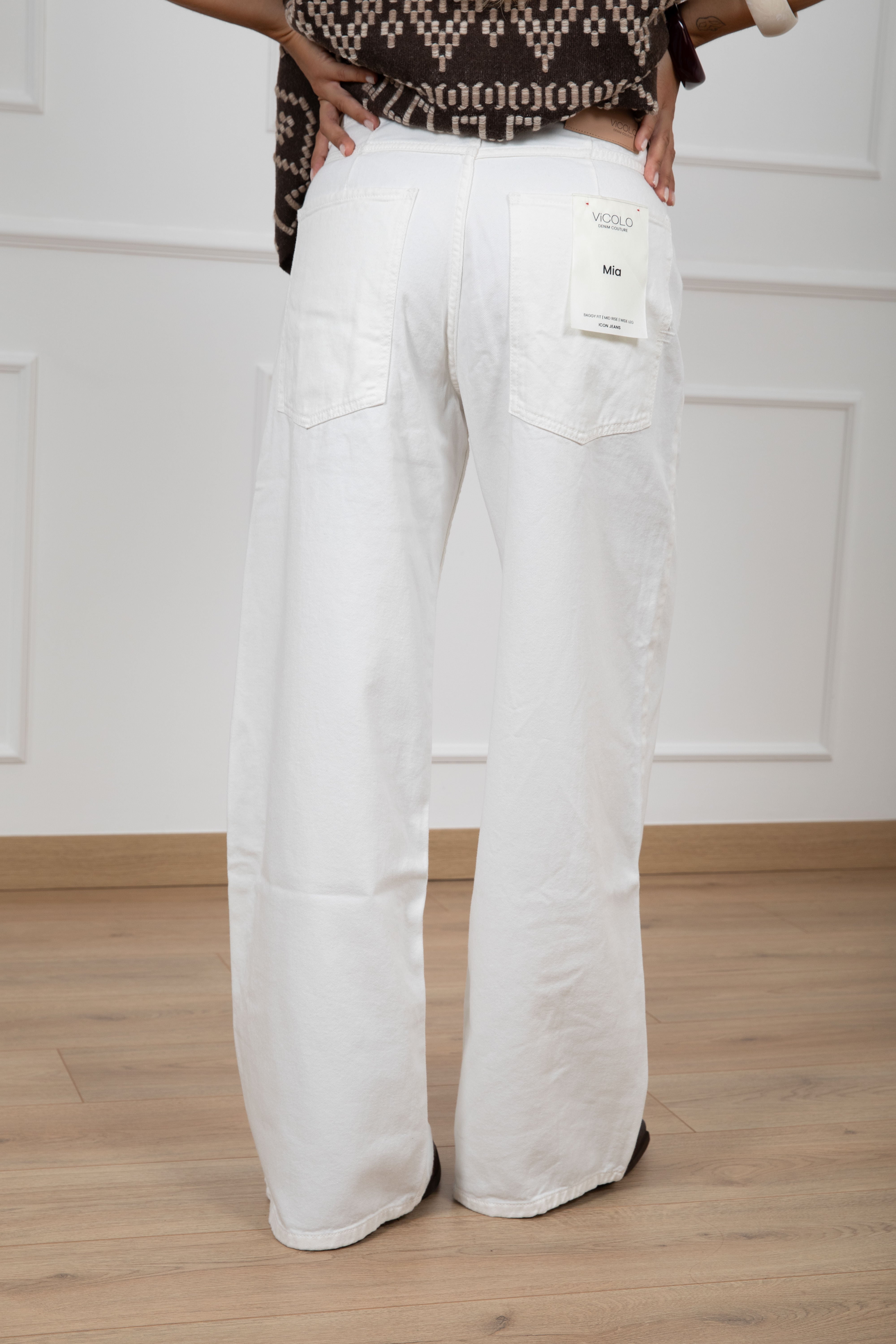 Jeans Mia color baggy fit ViCOLO