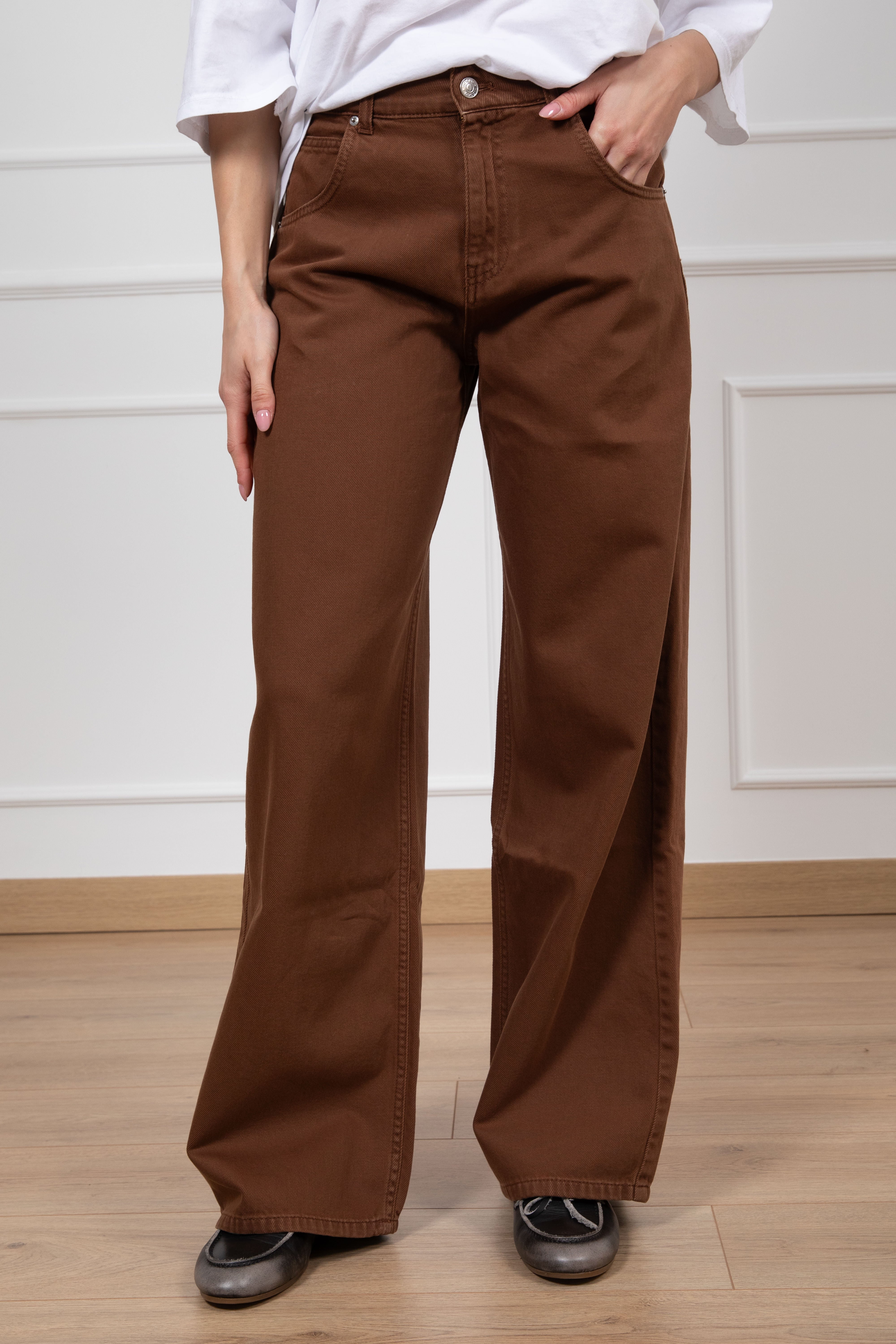 Jeans Mia color baggy fit ViCOLO