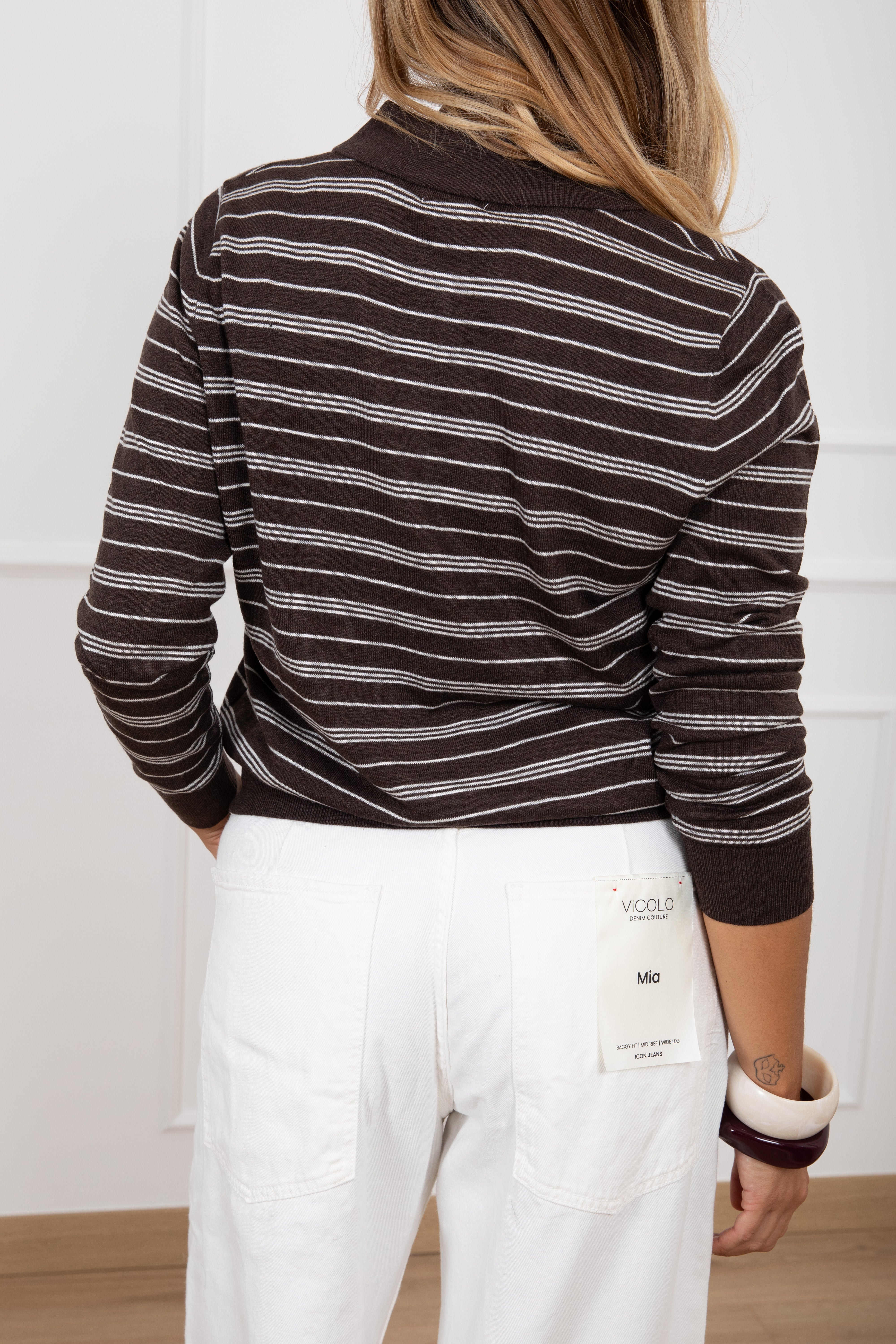 Polo a righe alternate Susy Mix