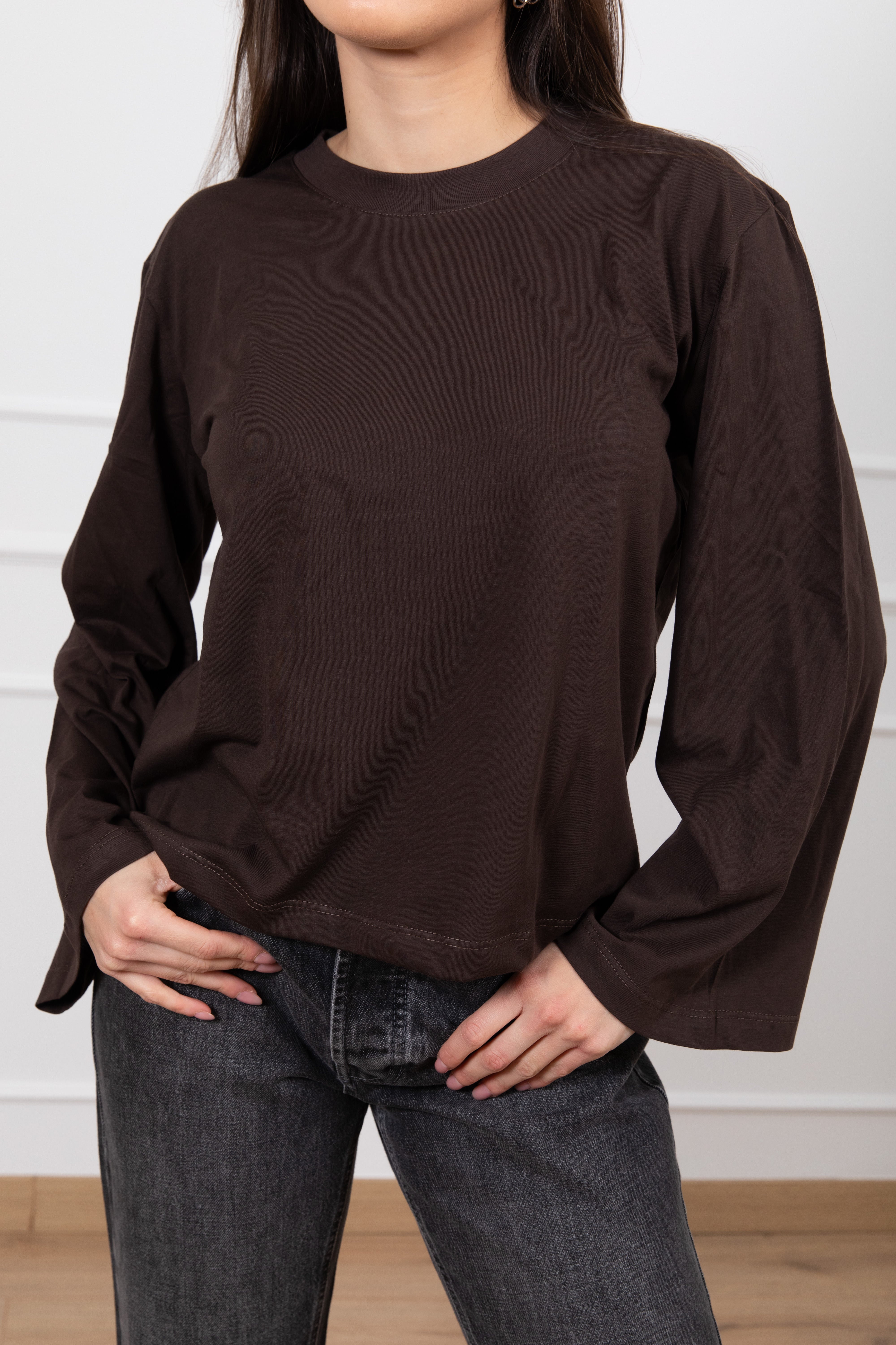 T-shirt manica lunga svasata Susy Mix