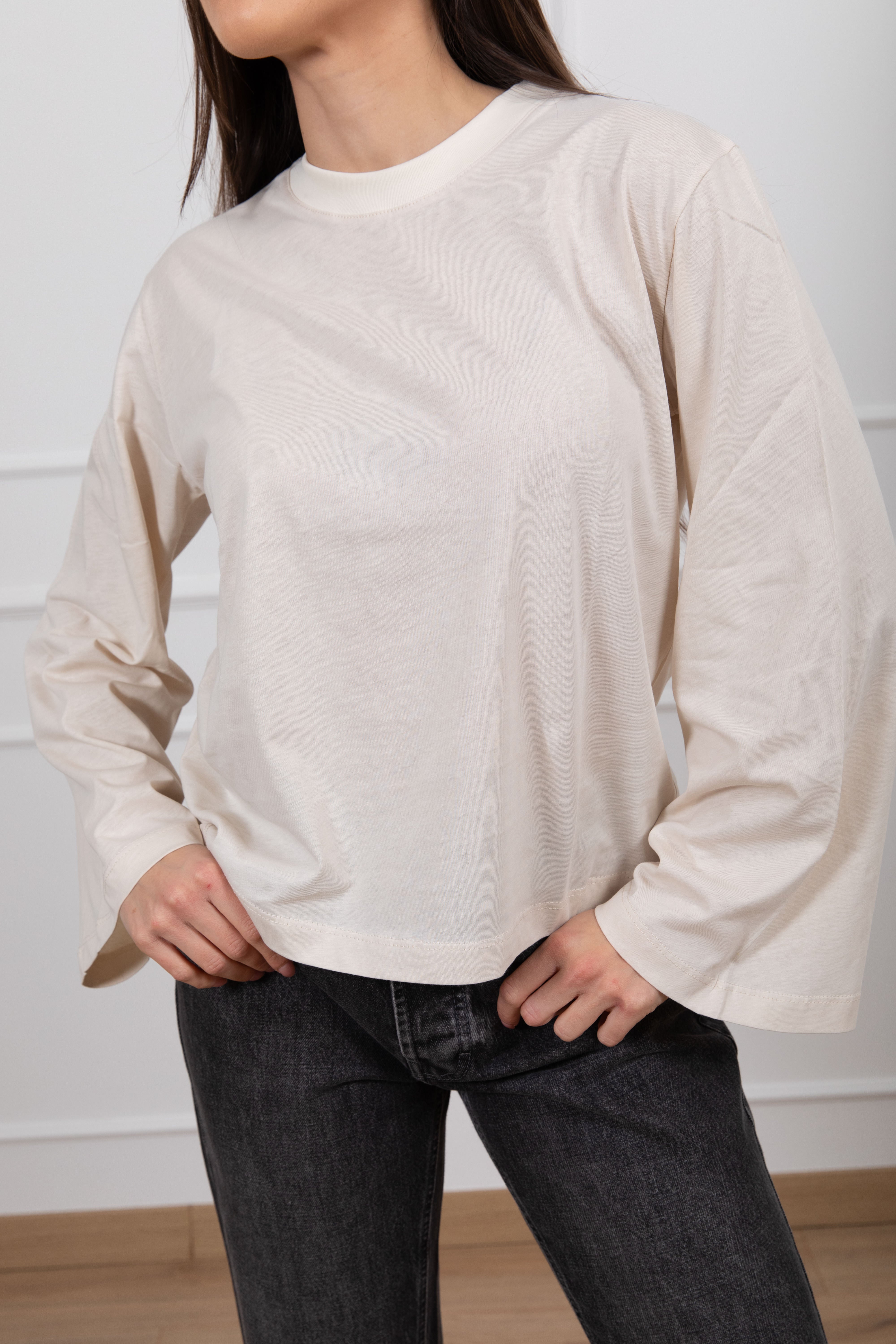 T-shirt manica lunga svasata Susy Mix