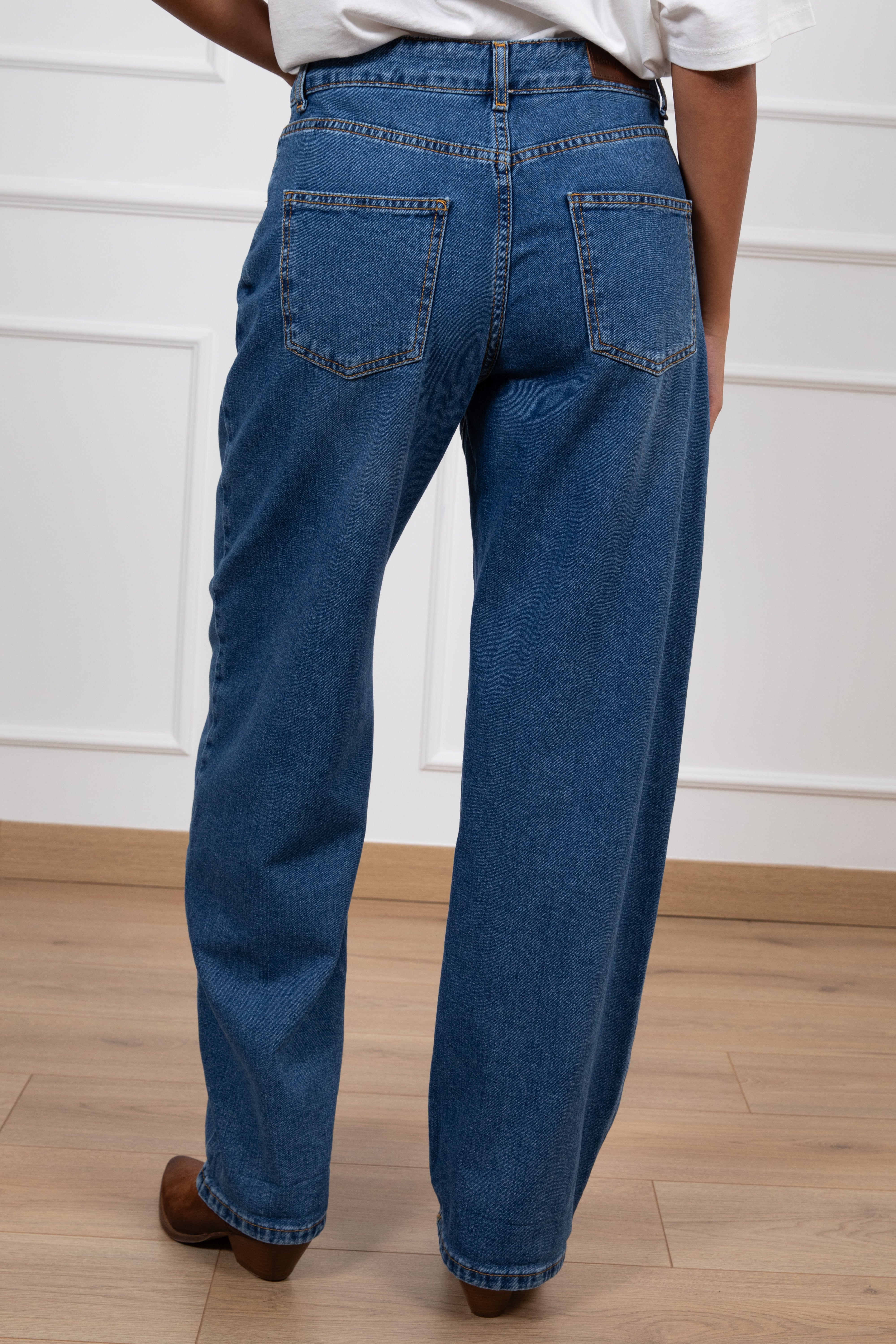 Jeans Accademia blu carrot-fit Tensione IN