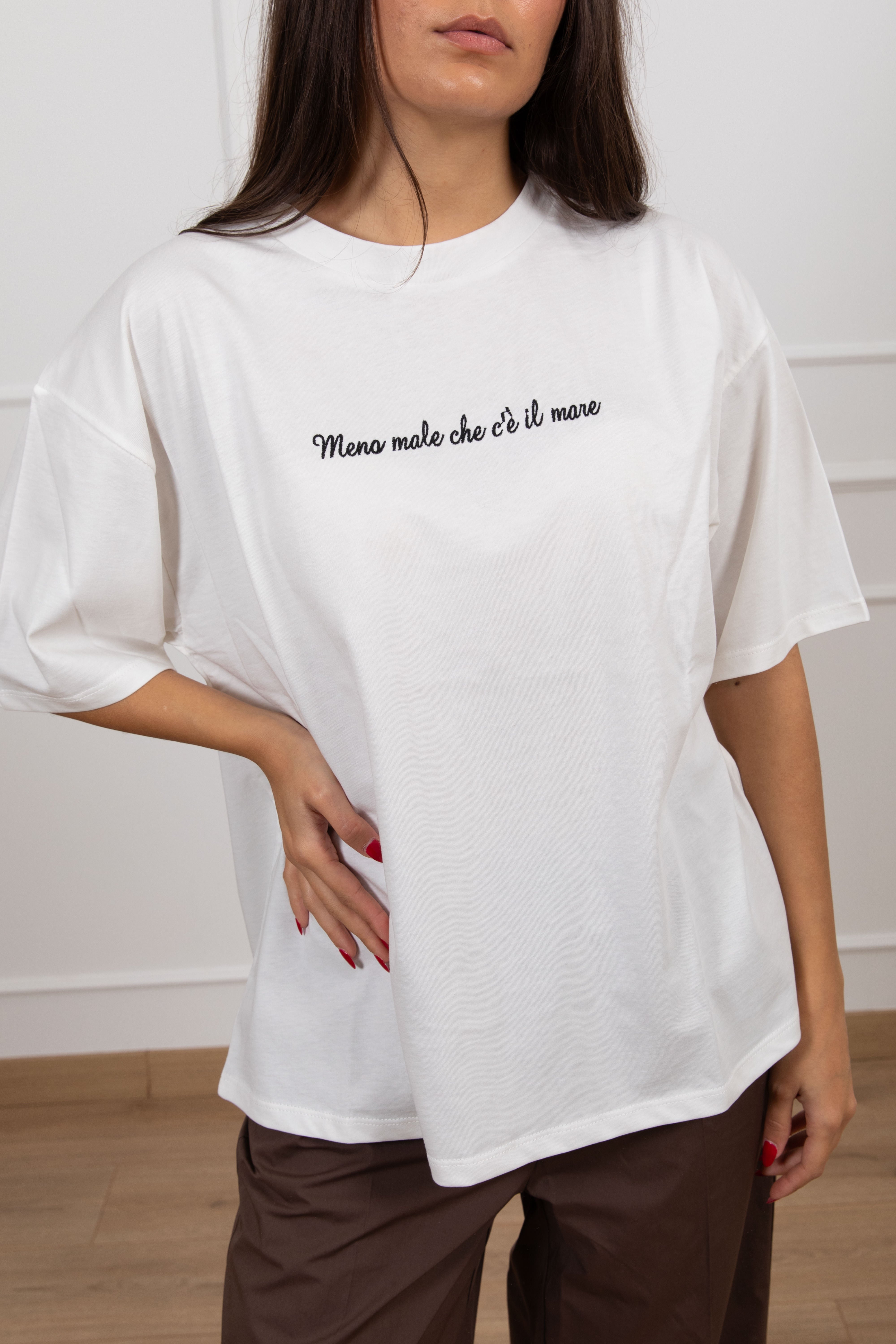 T-shirt "Menomale che c'è il mare" Susy Mix