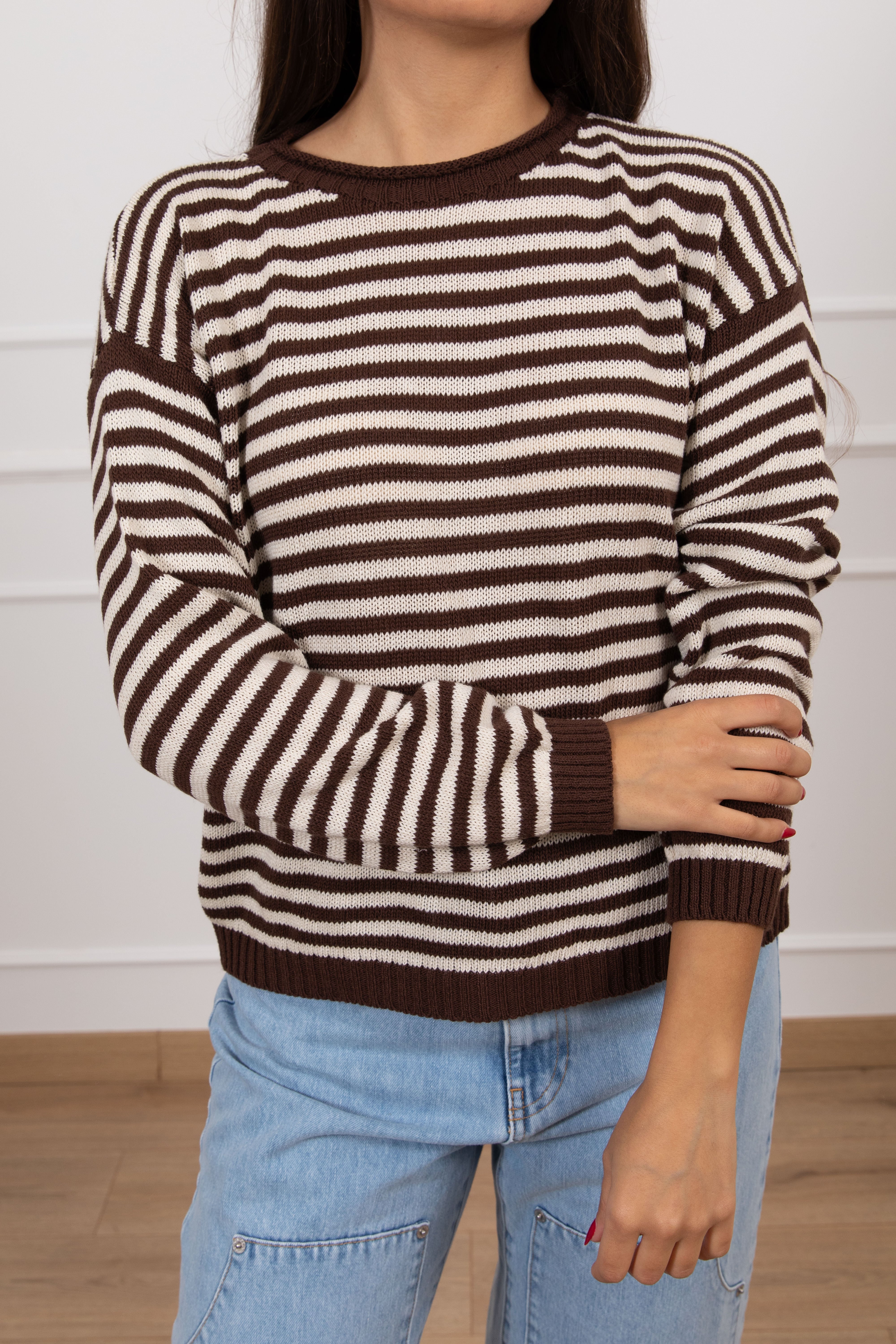 Maglia a righe in cotone Tensione IN