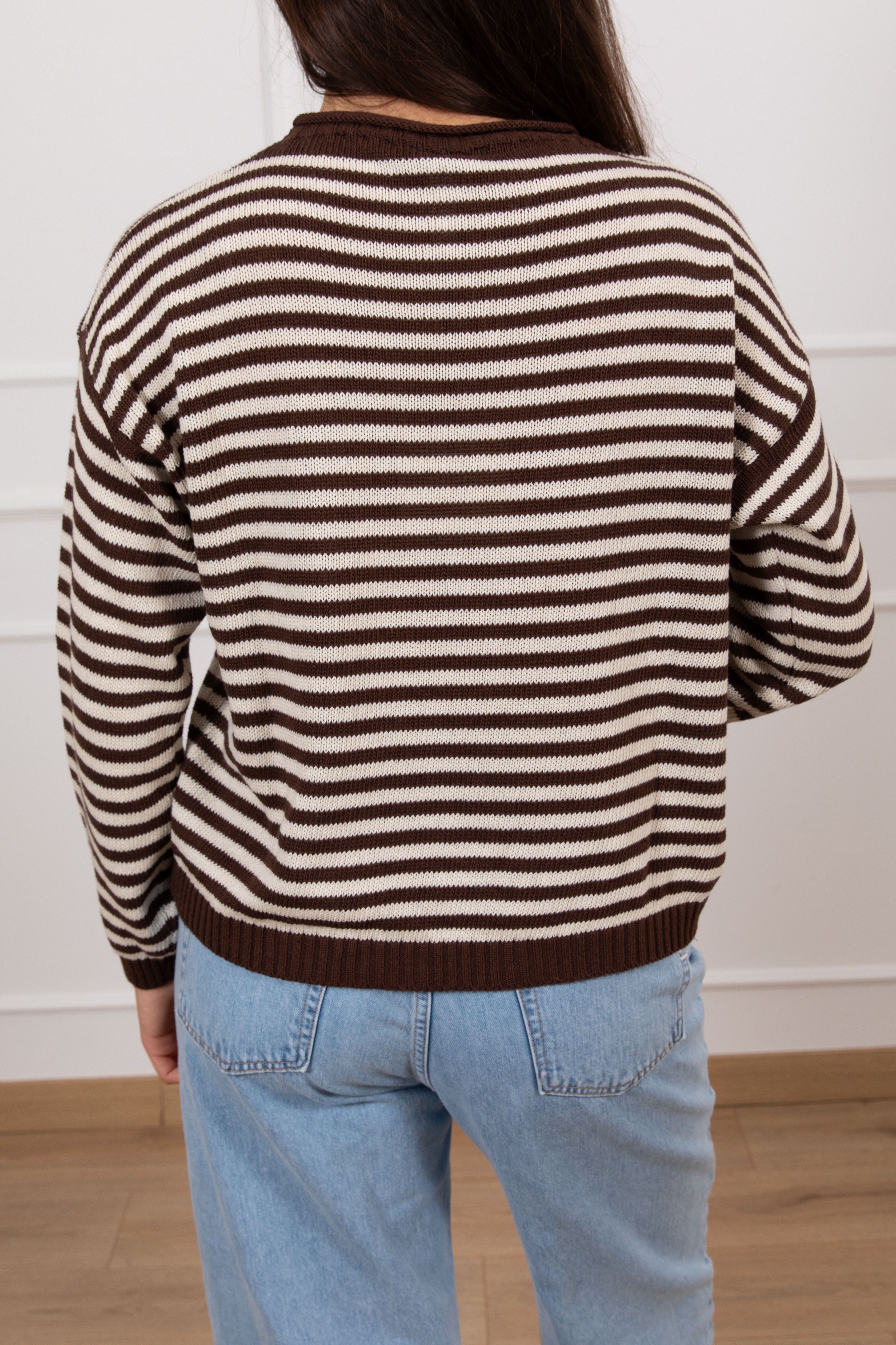 Maglia a righe in cotone Tensione IN