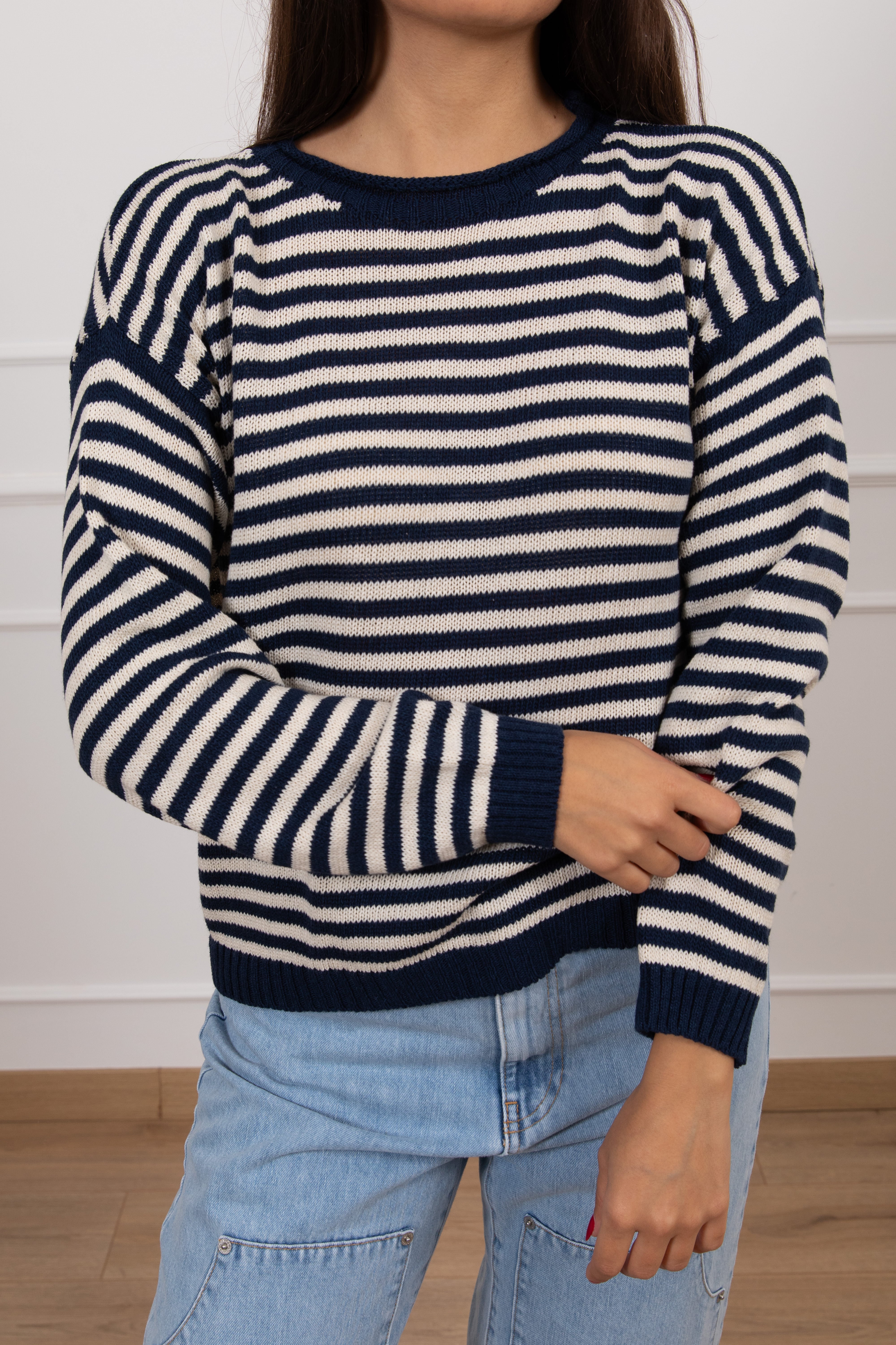 Maglia a righe in cotone Tensione IN