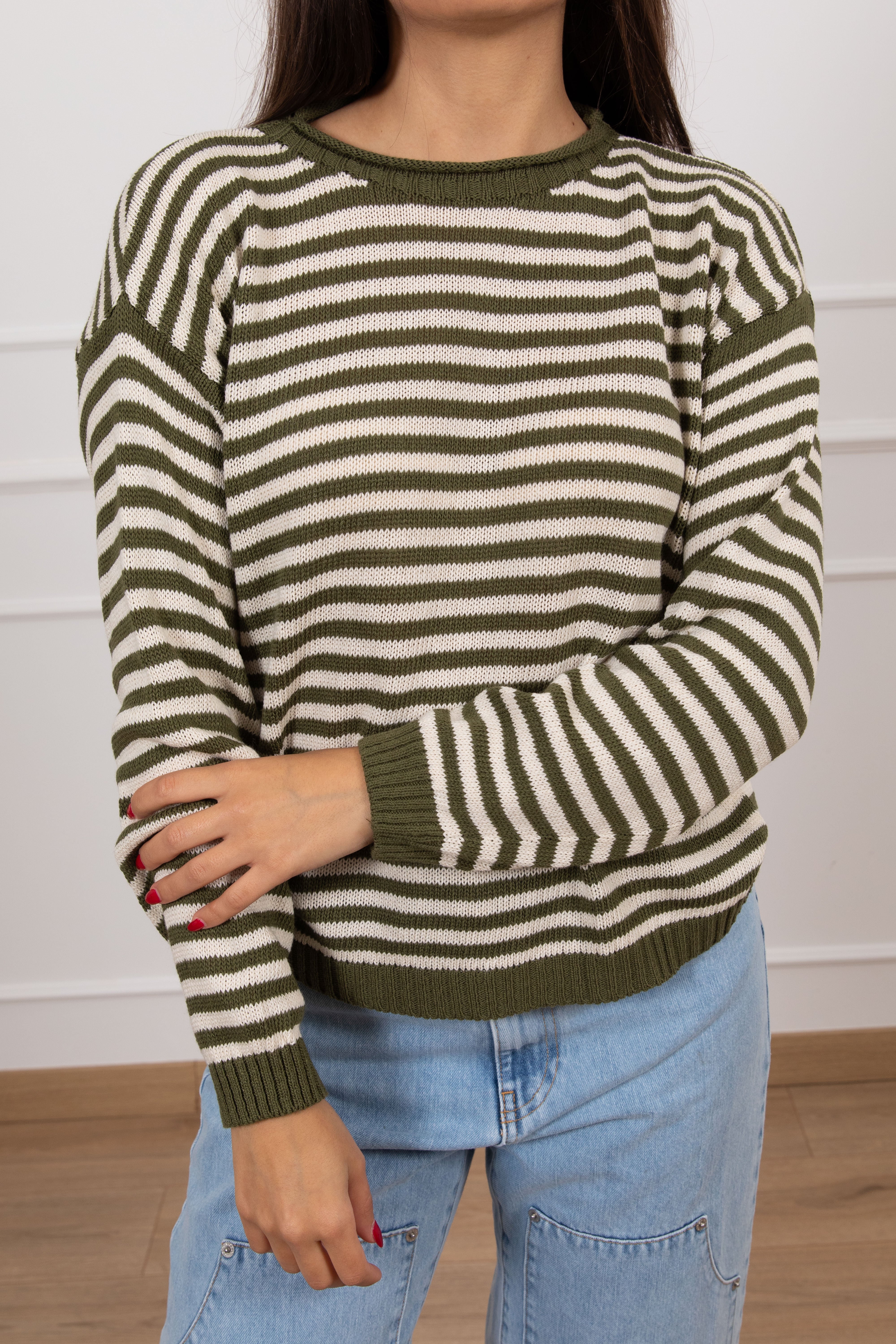 Maglia a righe in cotone Tensione IN