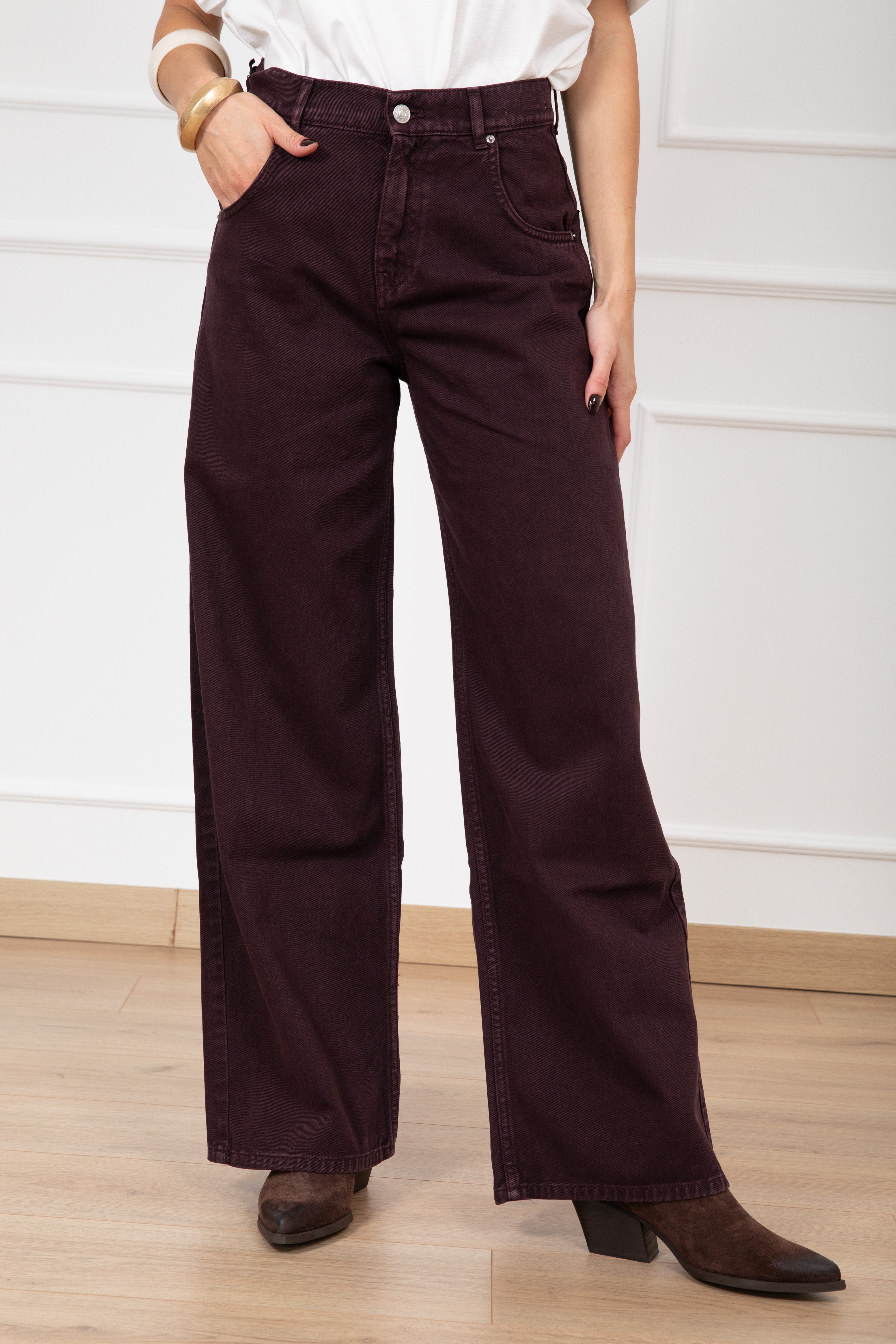 Jeans Mia color baggy fit ViCOLO