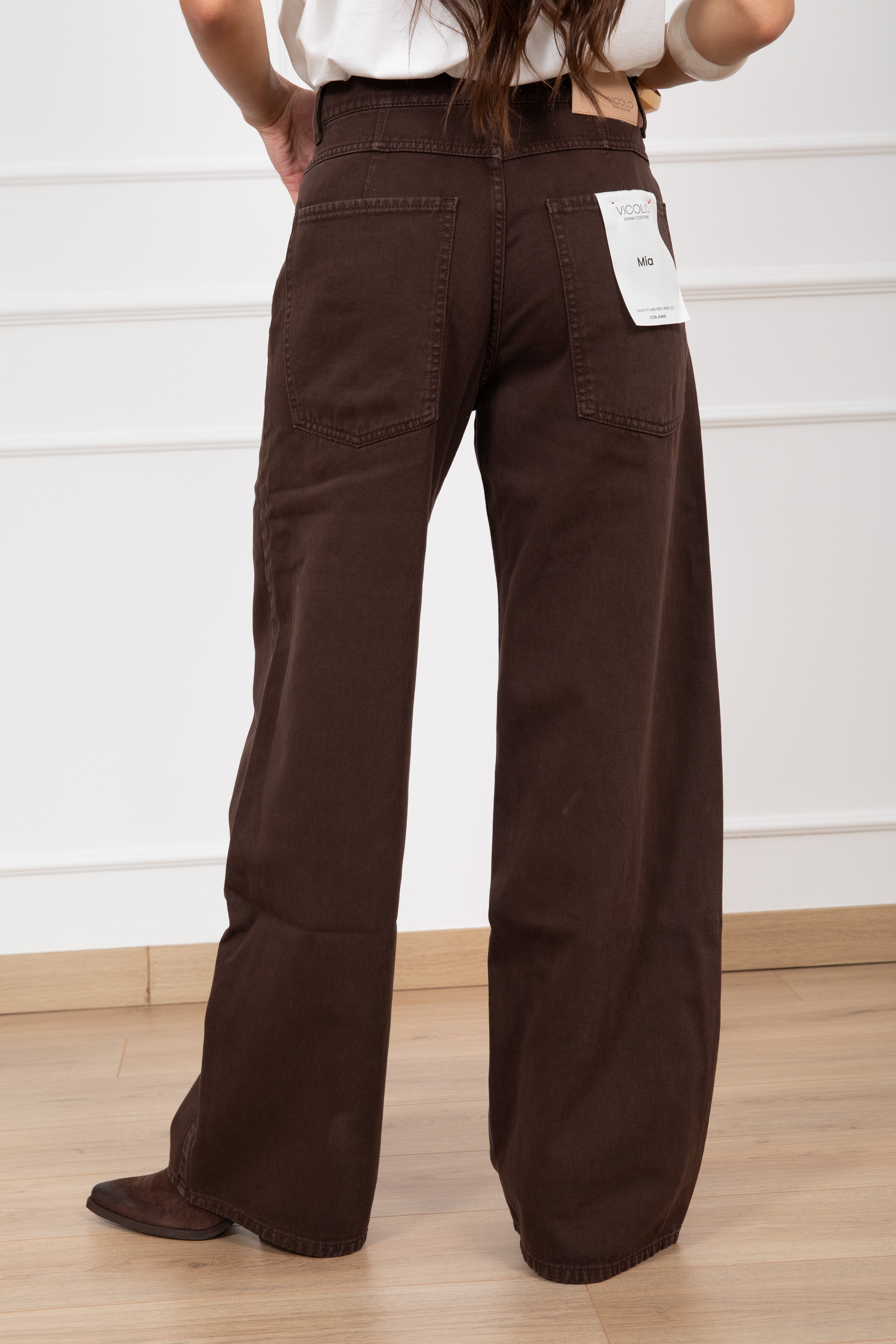 Jeans Mia color baggy fit ViCOLO