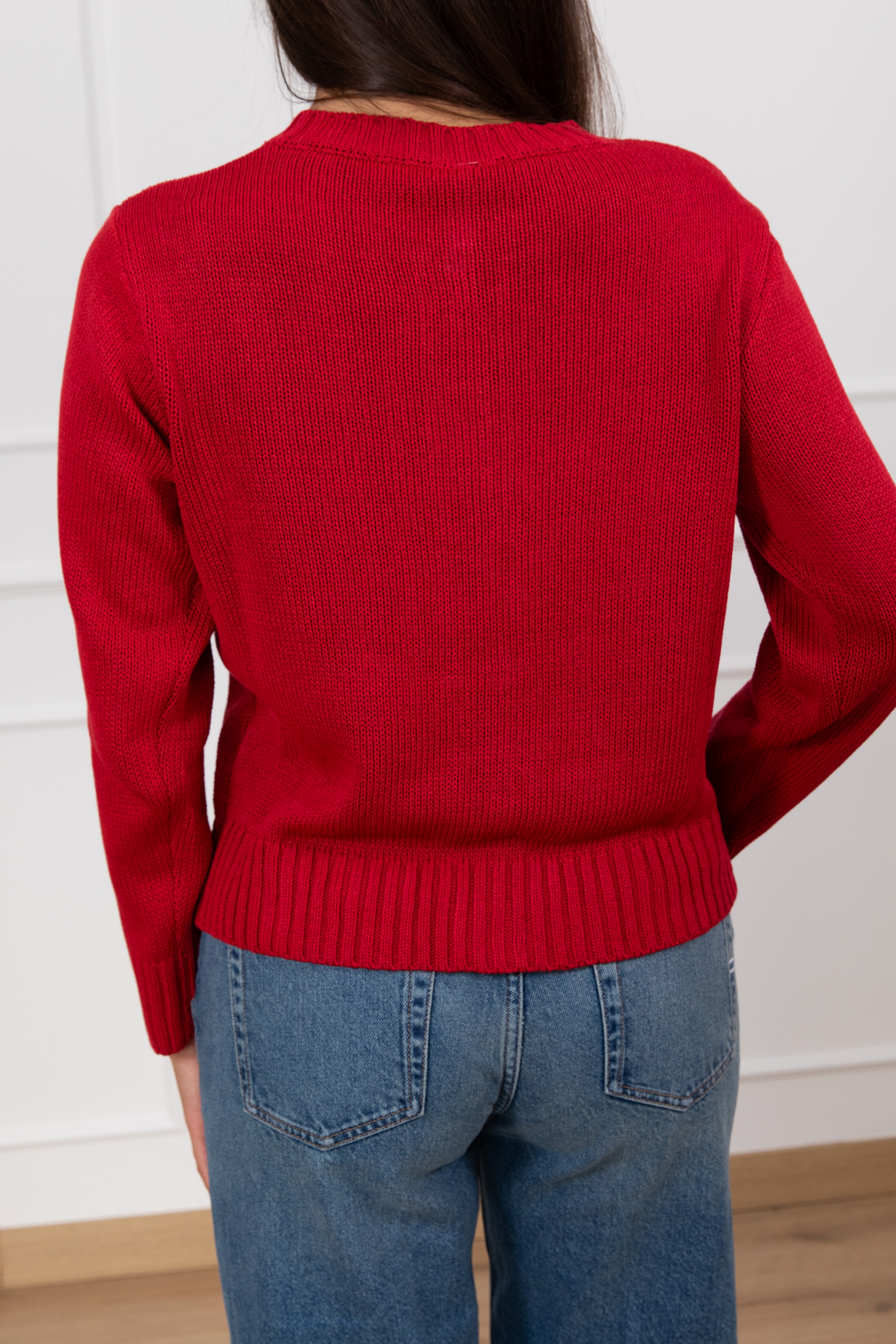 Cardigan in maglia con bottoni argento Tensione IN