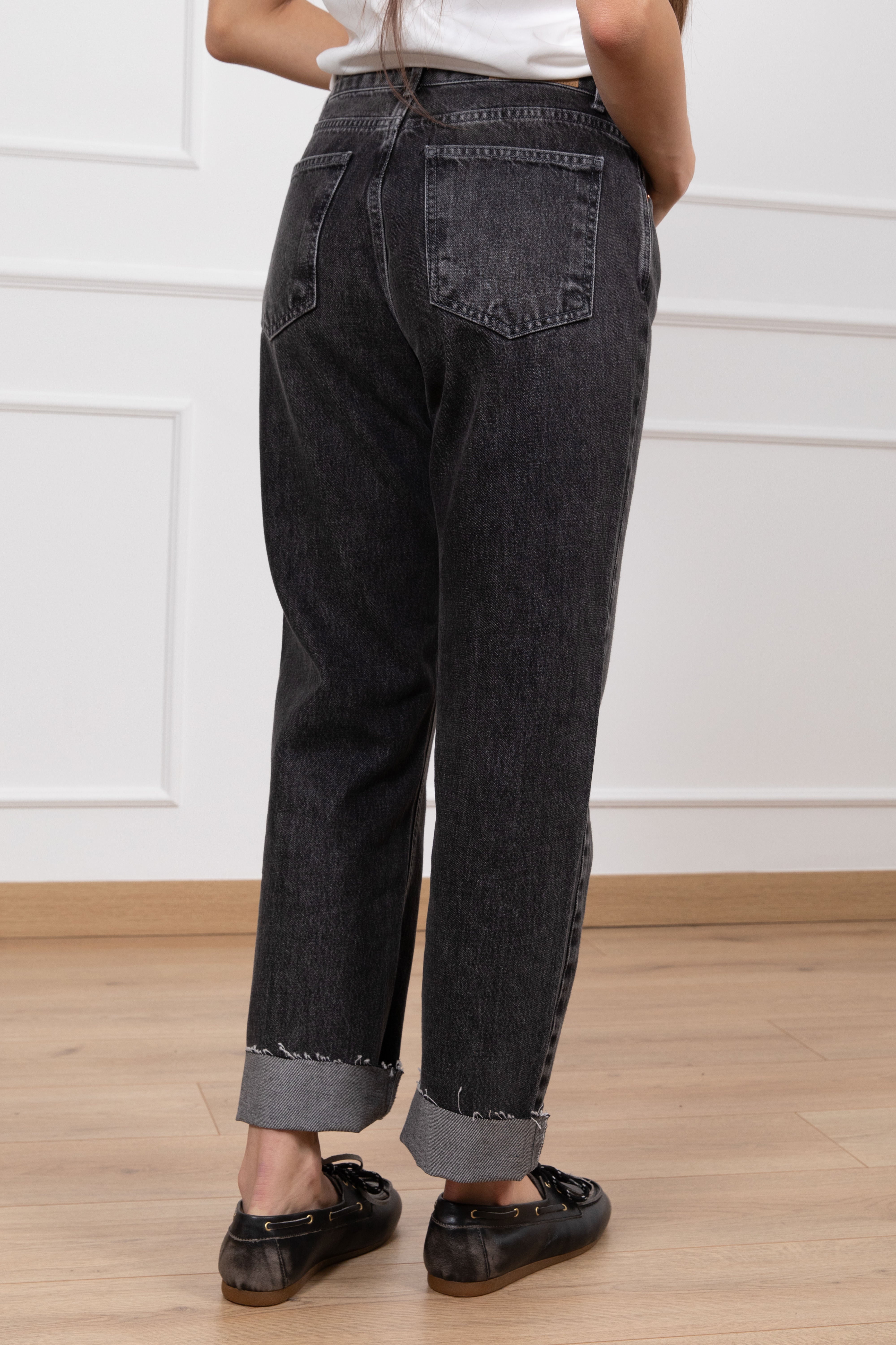 Jeans boot-cut nero Tensione IN
