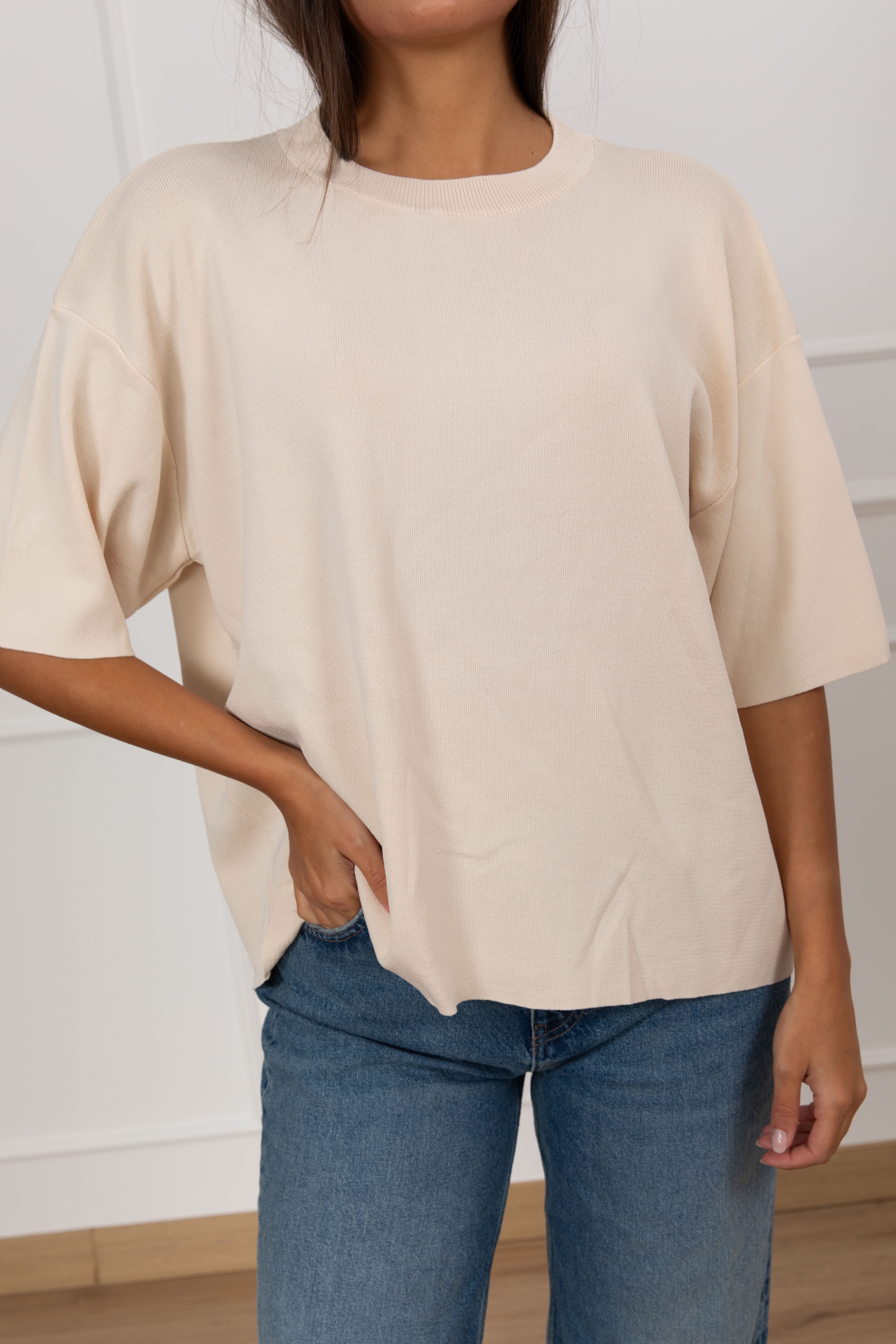 T-shirt over-size in viscosa ViCOLO