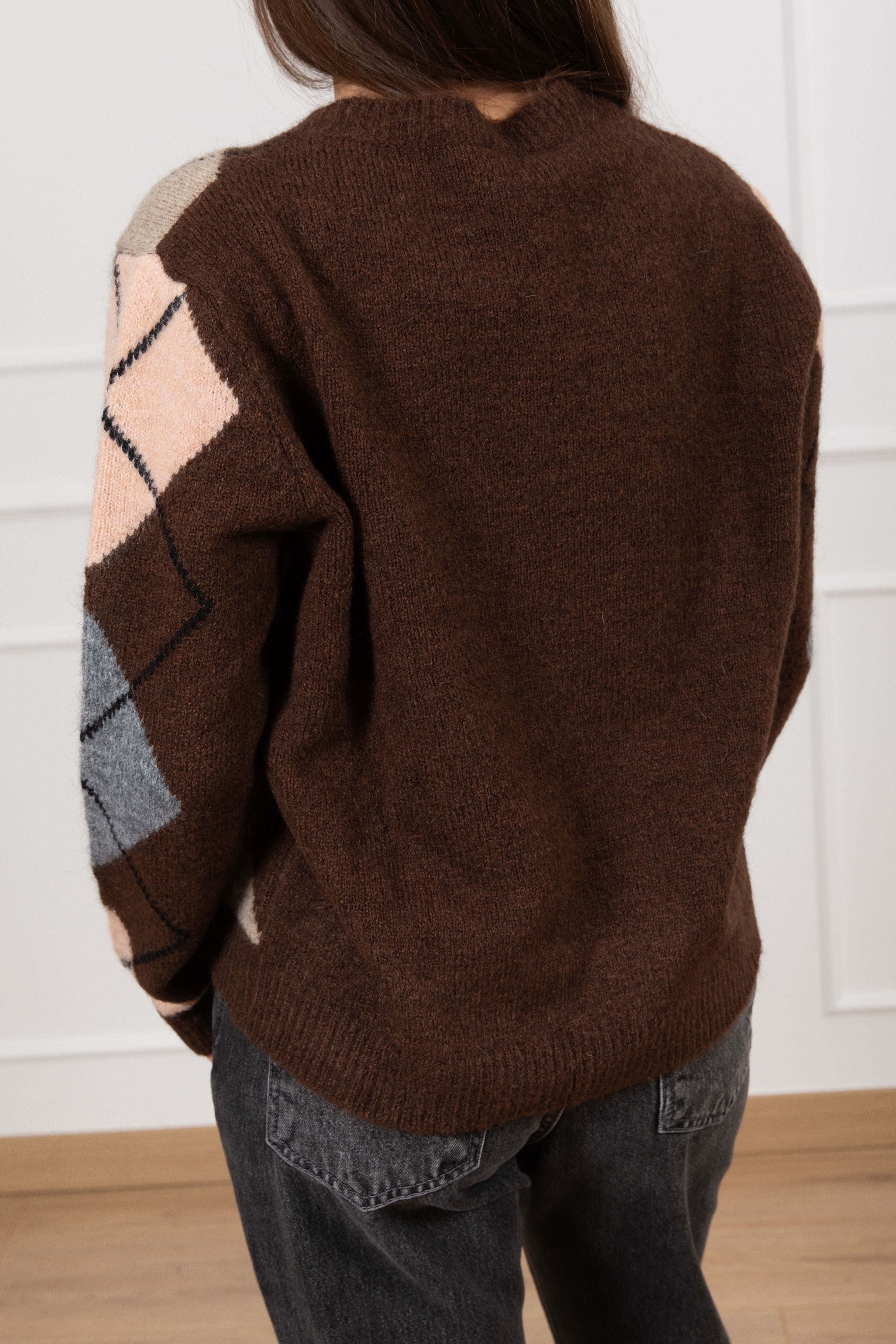 Pull a rombi in mohair ViCOLO