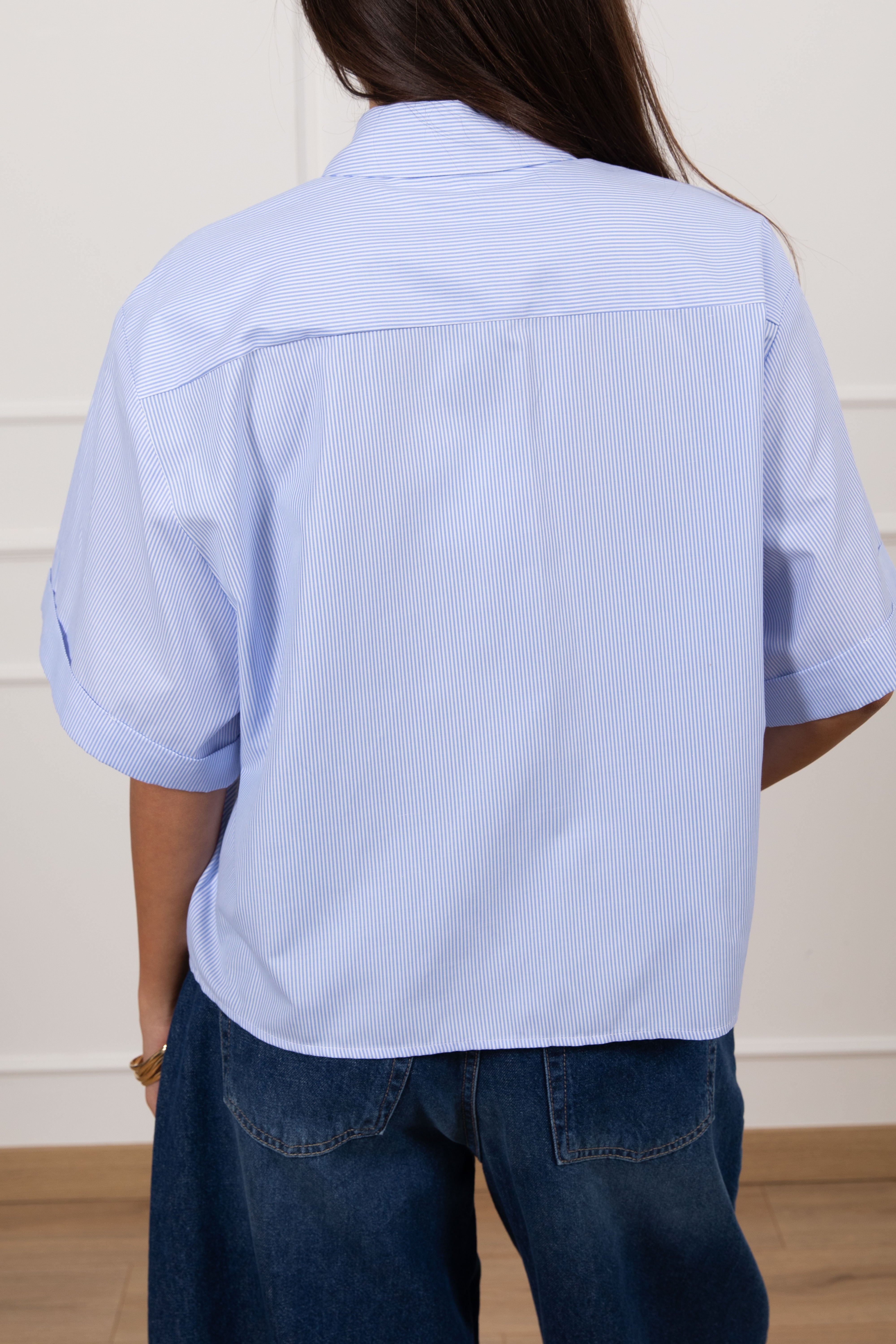 Camicia "N 5" micro-bacchettata Tensione IN